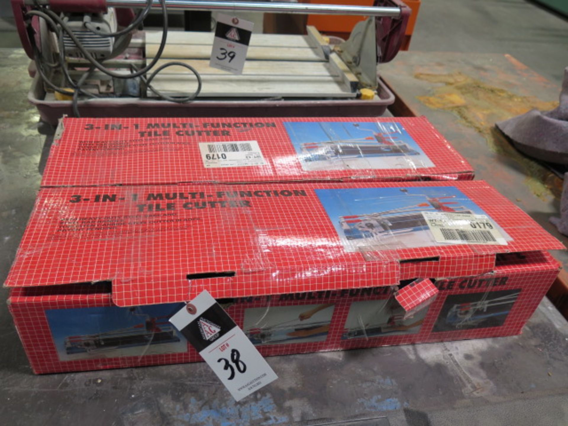 Import Tile Cutters (2) (SOLD AS-IS - NO WARRANTY)