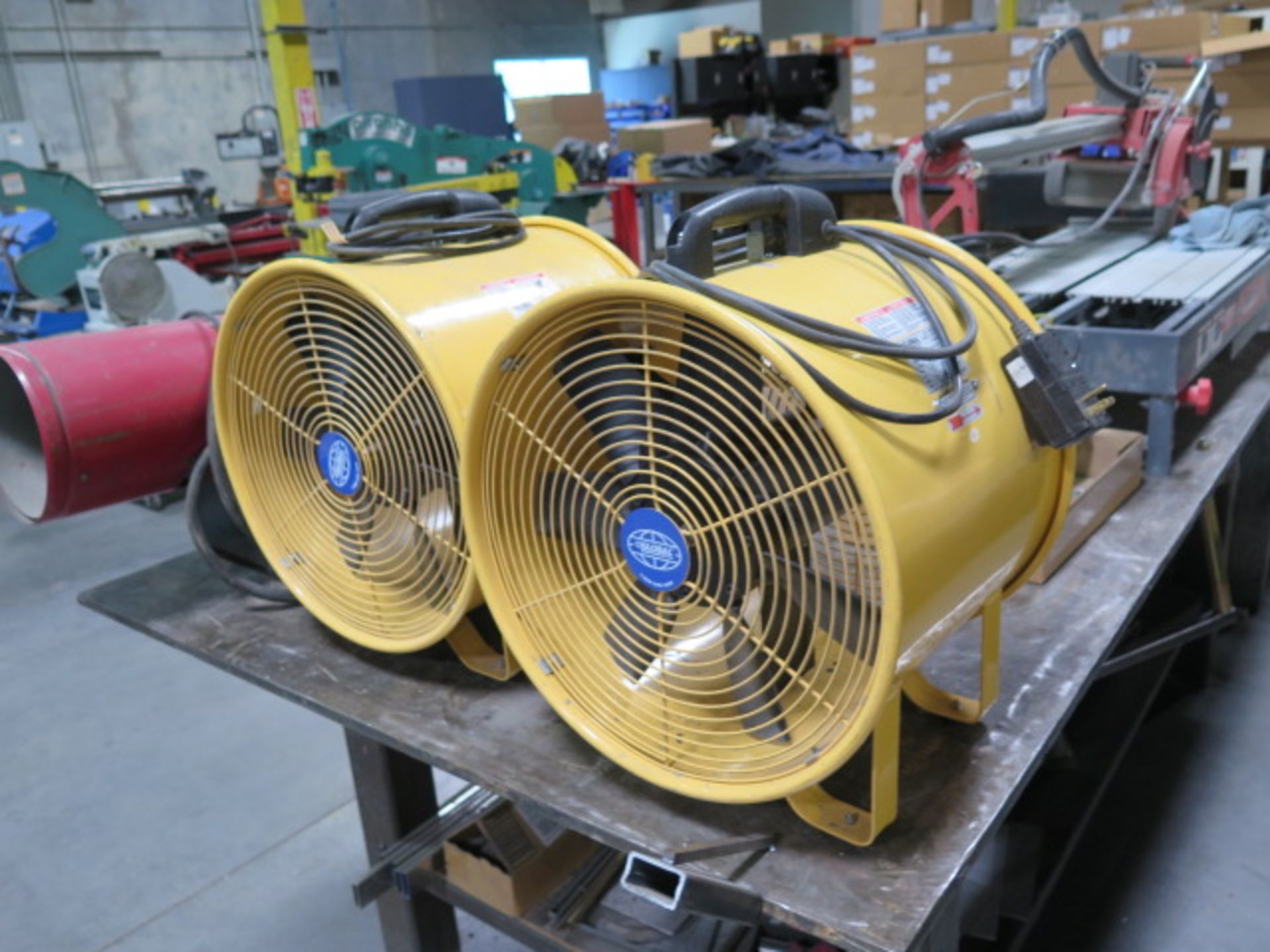 Global Portable Ventilation Fans (2) and Propane Heater (SOLD AS-IS - NO WARRANTY) - Image 2 of 7