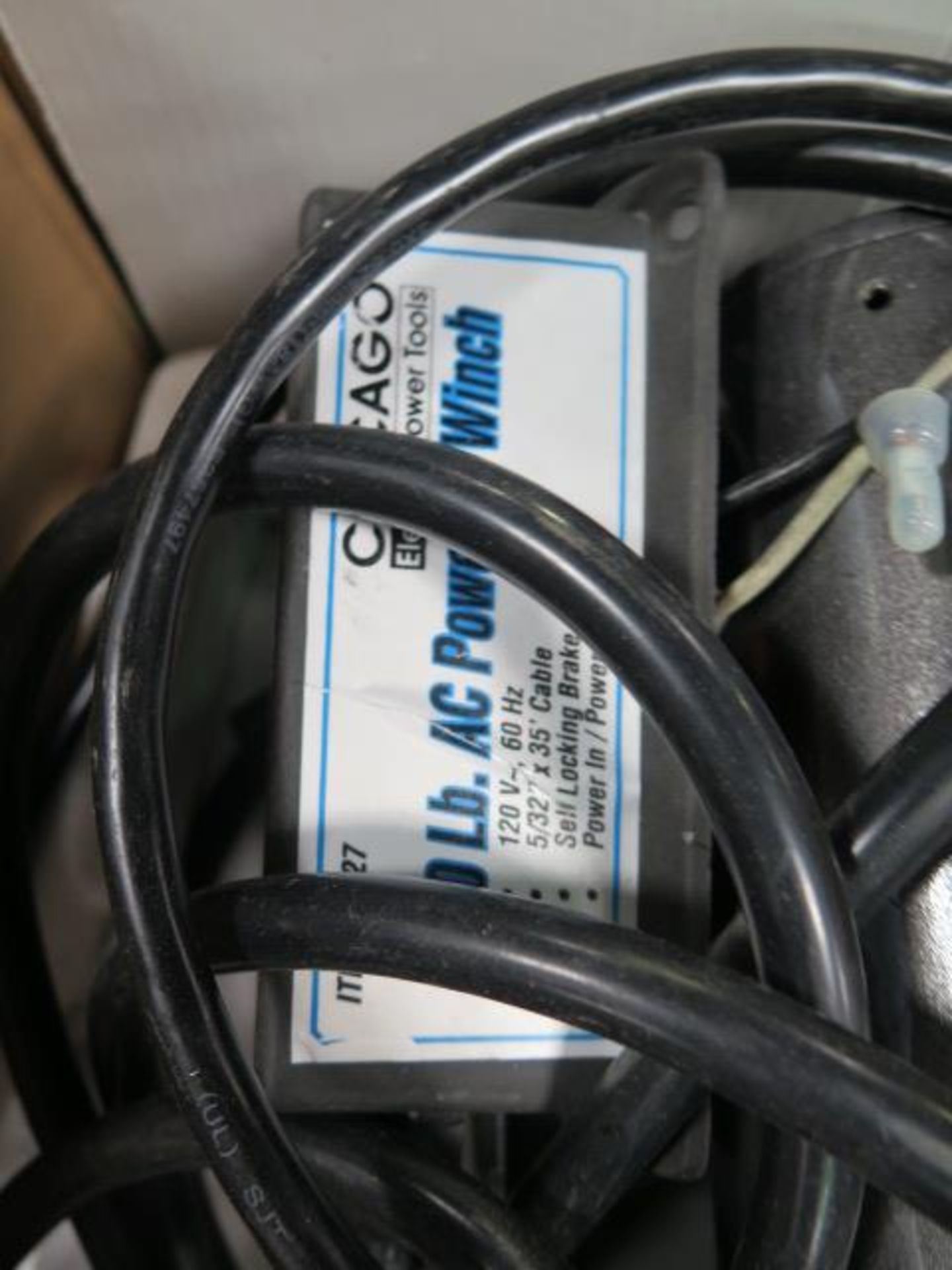 Chicago Electric 1500 Lb Cap Electric Hoists (2 - NO CABLES) (SOLD AS-IS - NO WARRANTY) - Image 8 of 9