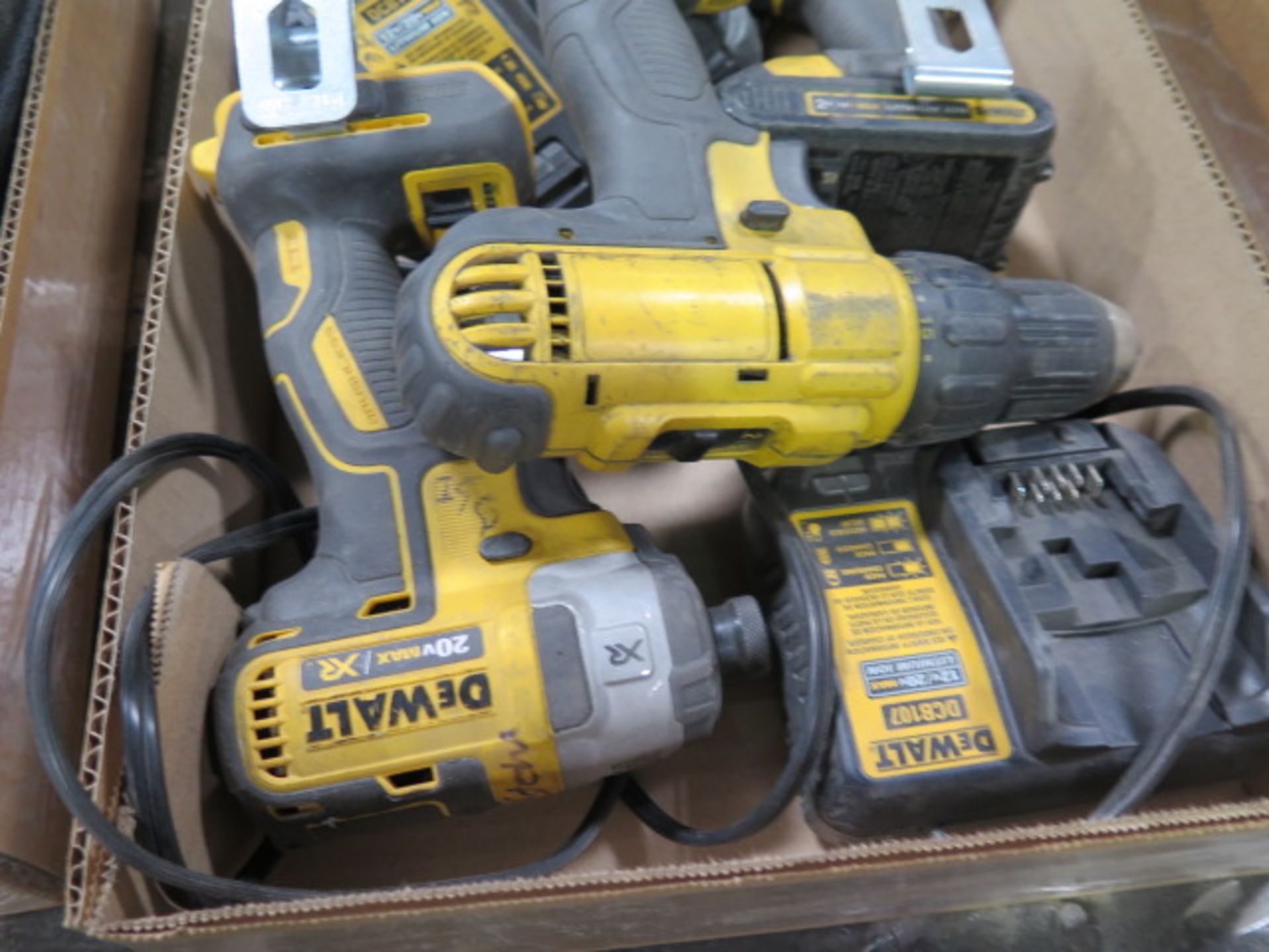 DeWalt 20 Volt Cordless Drills and Nut Drivers w/ Charger (SOLD AS-IS - NO WARRANTY) - Image 3 of 6