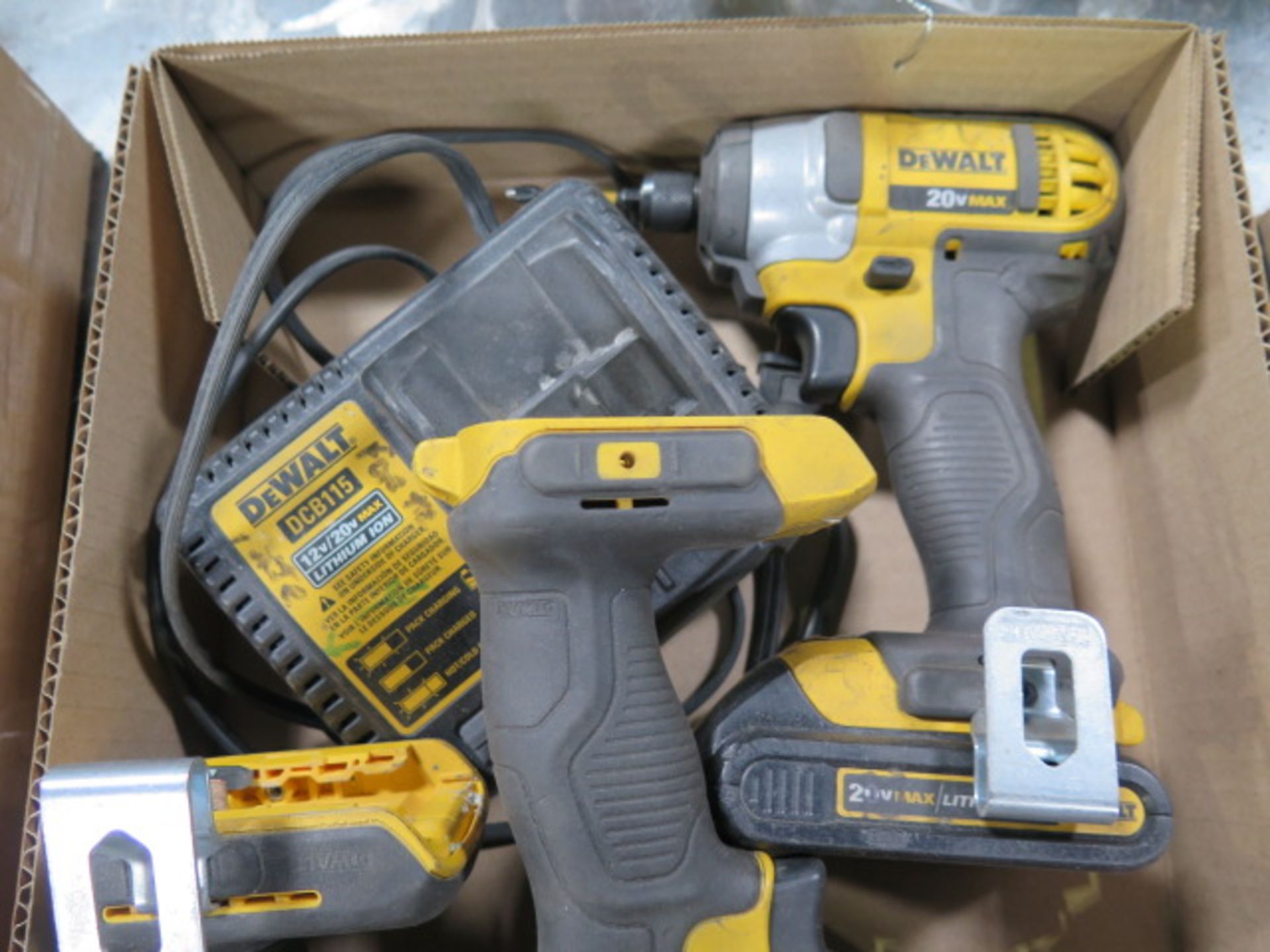 DeWalt 20 Volt Cordless Drills and Nut Drivers w/ Charger (SOLD AS-IS - NO WARRANTY) - Image 4 of 6