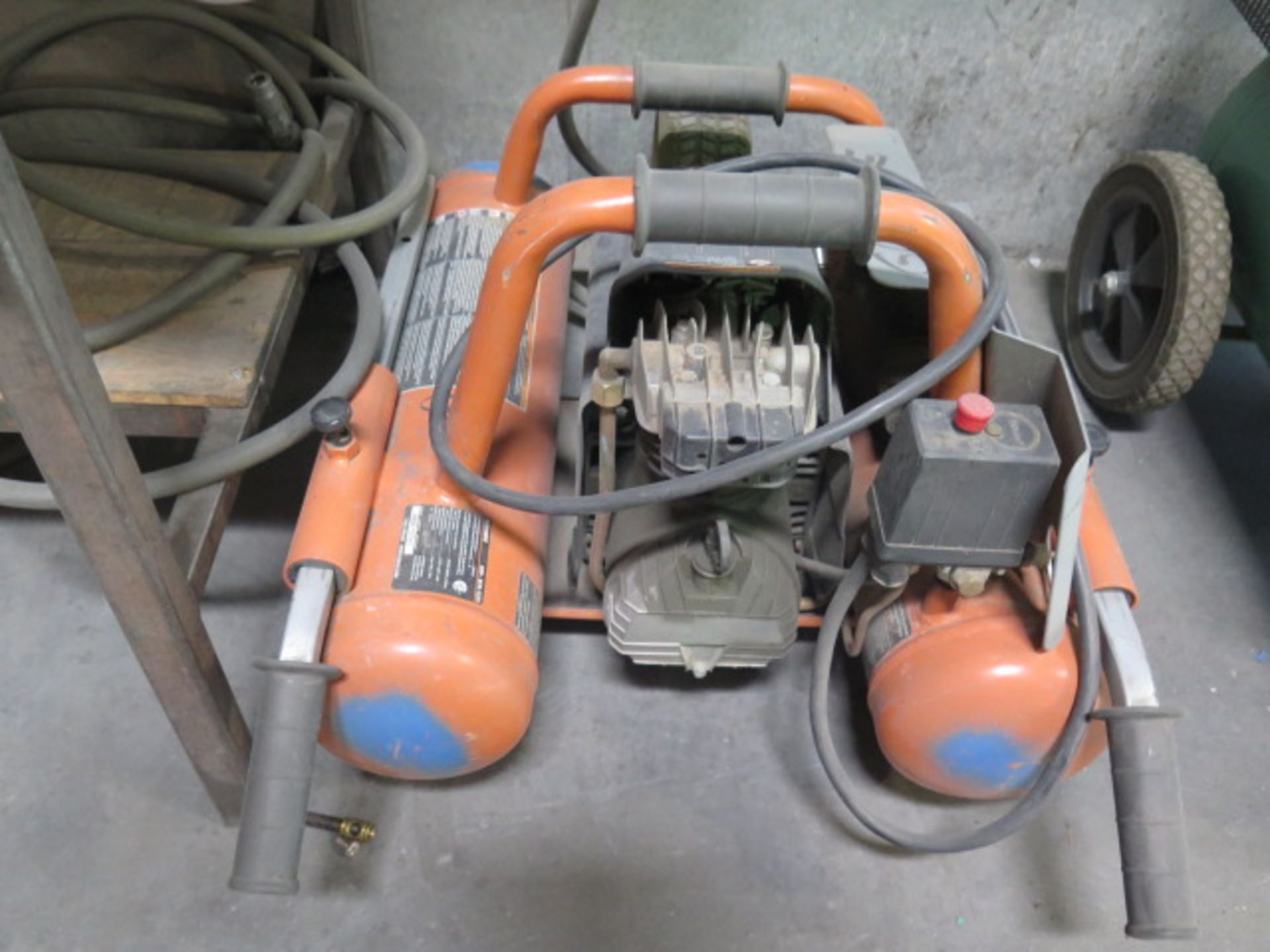 Speedaire and Ridgid Portable Air Compressors (SOLD AS-IS - NO WARRANTY) - Image 4 of 8