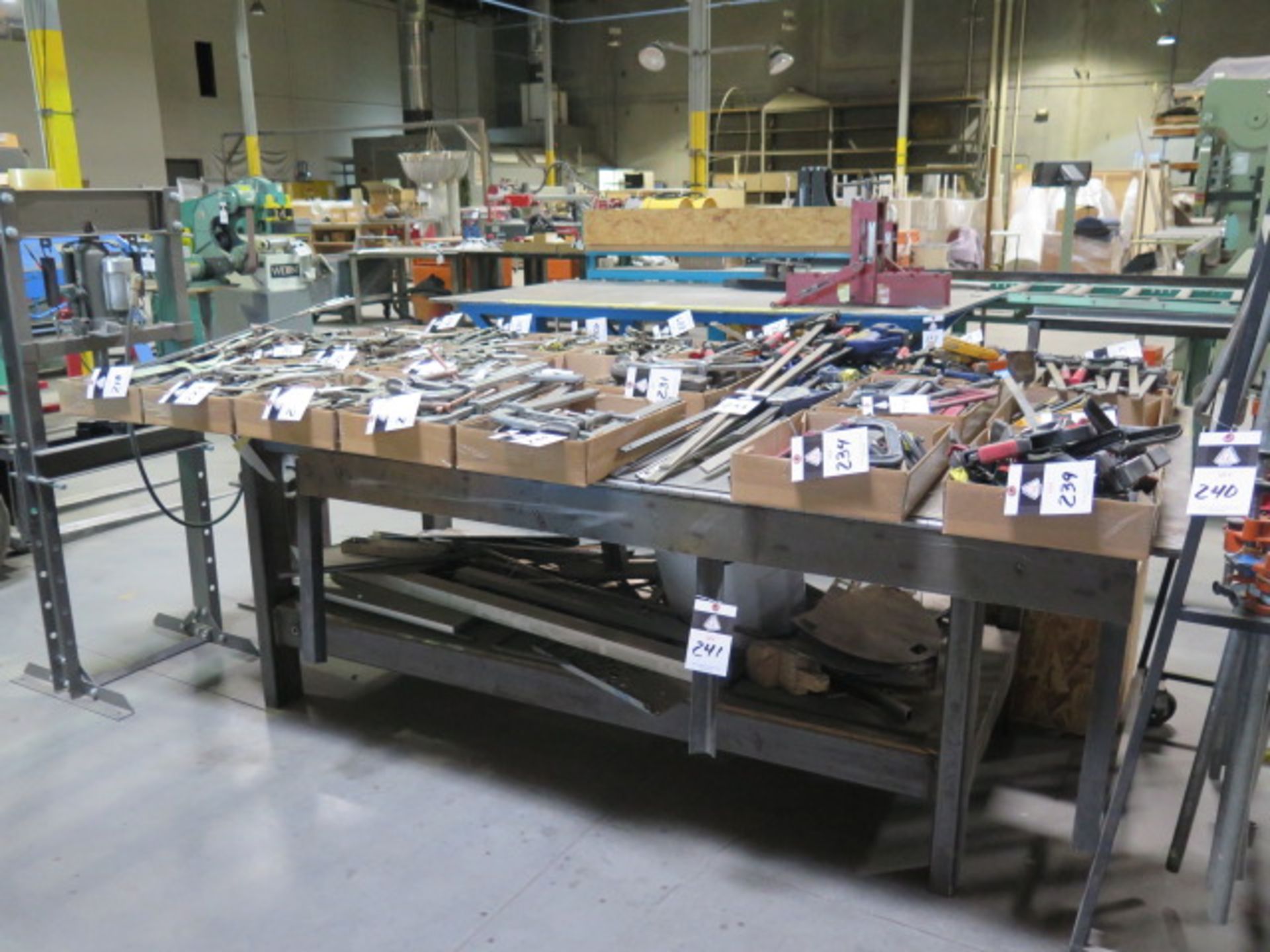 48" x 96" x 3/4" Steel Welding Table (SOLD AS-IS - NO WARRANTY)