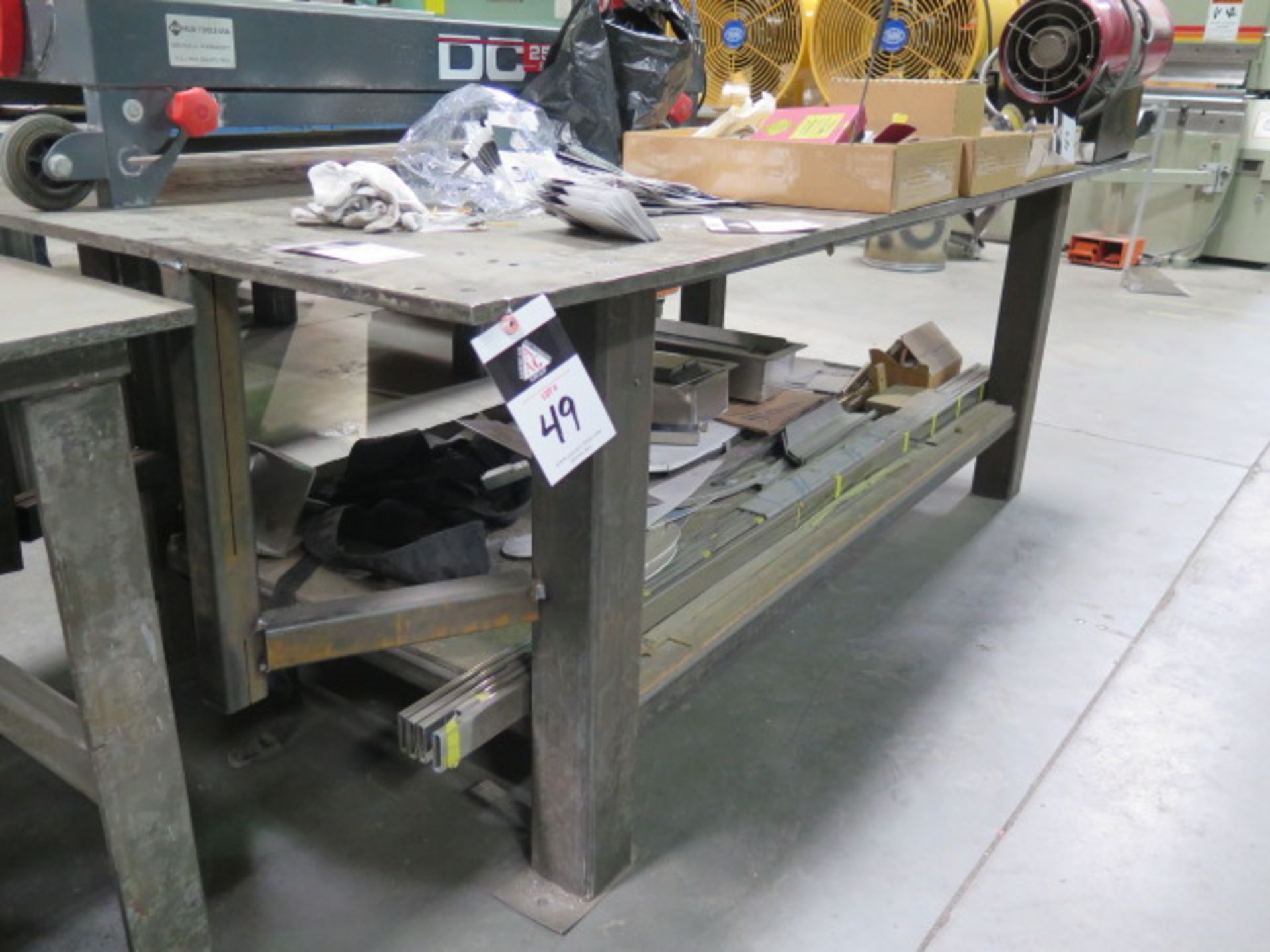 4’ x 8’ x ¾” Steel Welding Table (SOLD AS-IS - NO WARRANTY) - Image 3 of 6