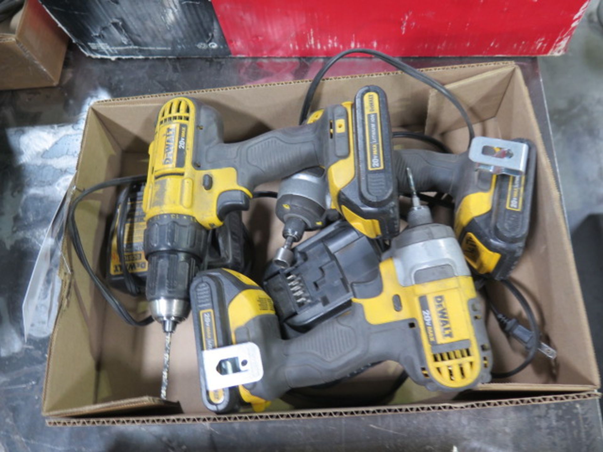 DeWalt 20 Volt Cordless Drills and Nut Drivers w/ Charger (SOLD AS-IS - NO WARRANTY) - Image 2 of 4