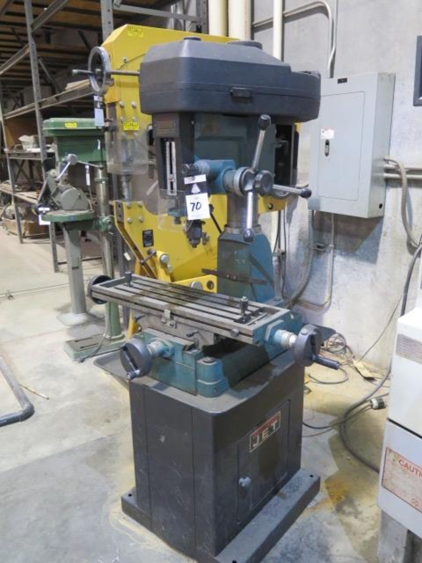 Jet Milling and Drilling Machine w/ 8 ¼”x 28 ½” Table (SOLD AS-IS - NO WARRANTY) - Image 3 of 8