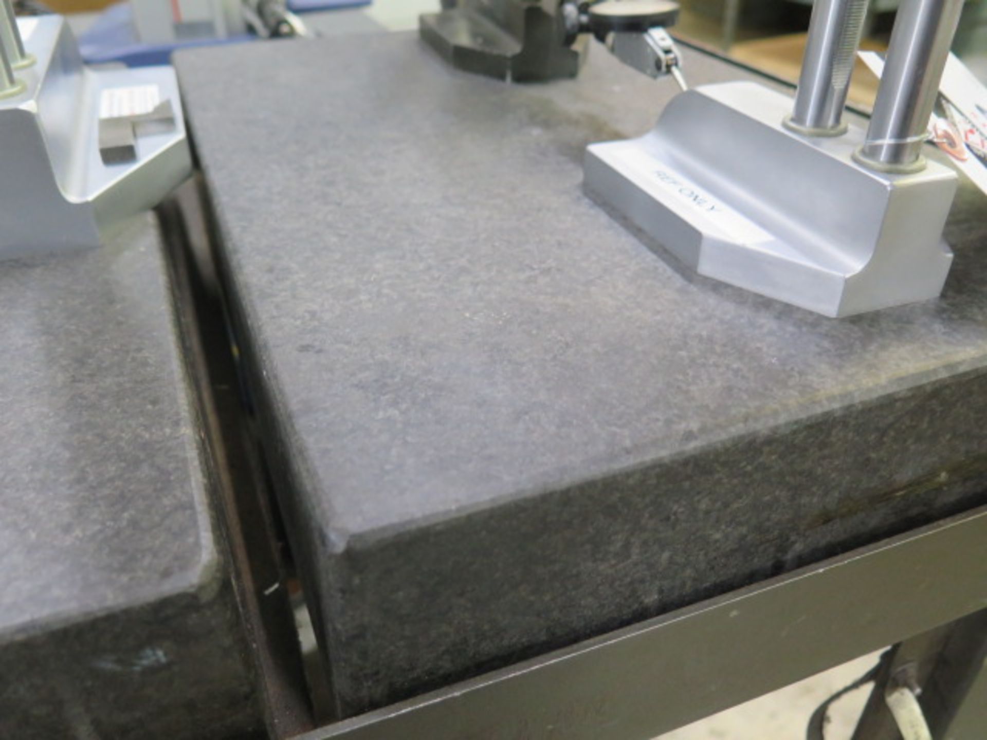 12" x 18' x 3" Granite Surface Plates (2) w/ Roll Stand (SOLD AS-IS - NO WARRANTY) - Image 3 of 4