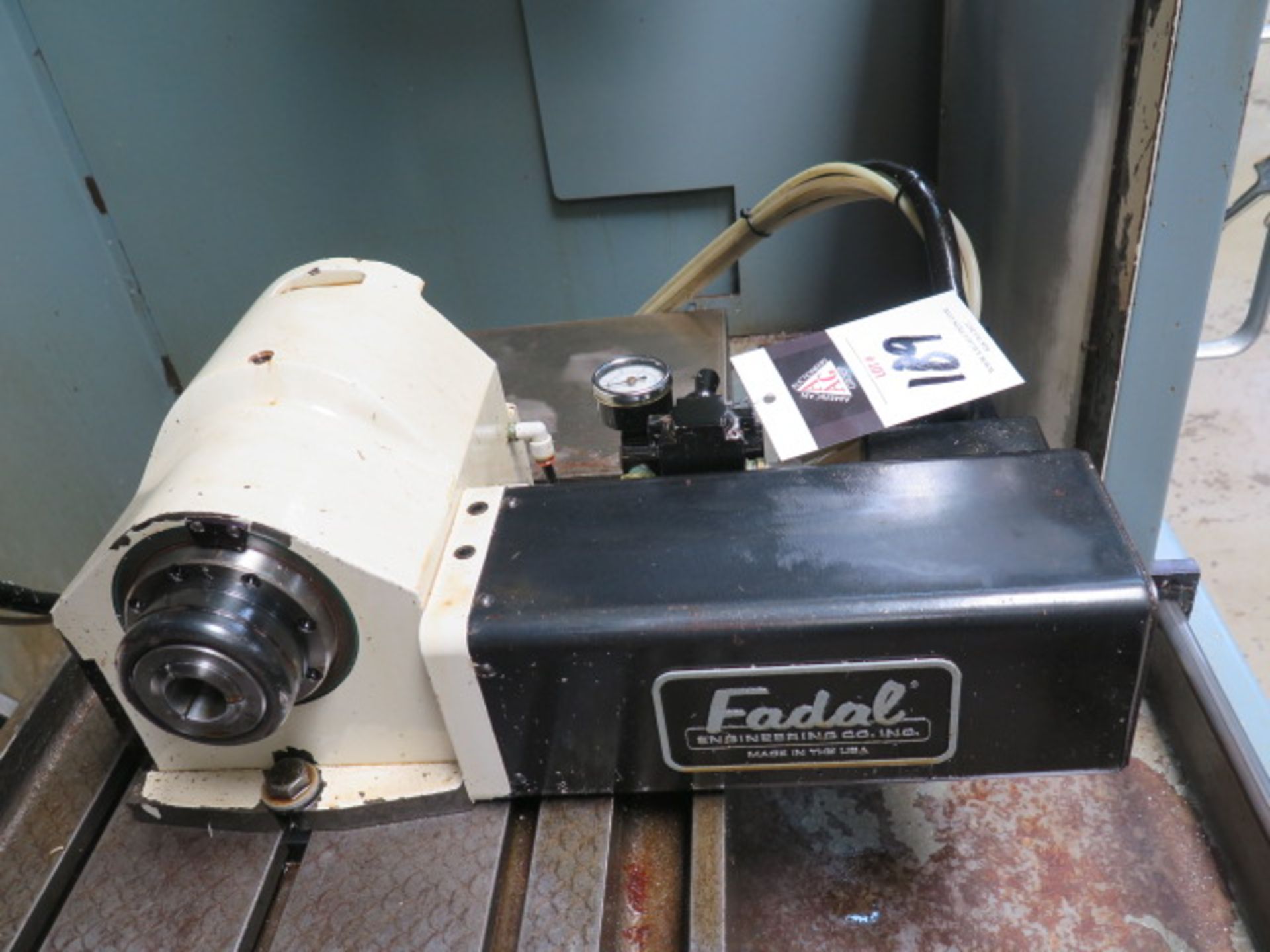 Fadal VH5C 4th Axis 5C Rotary Head w/ Pneumatic Collet Closer, 5” 3-Jaw Chuck, SOLD AS IS - Image 2 of 11
