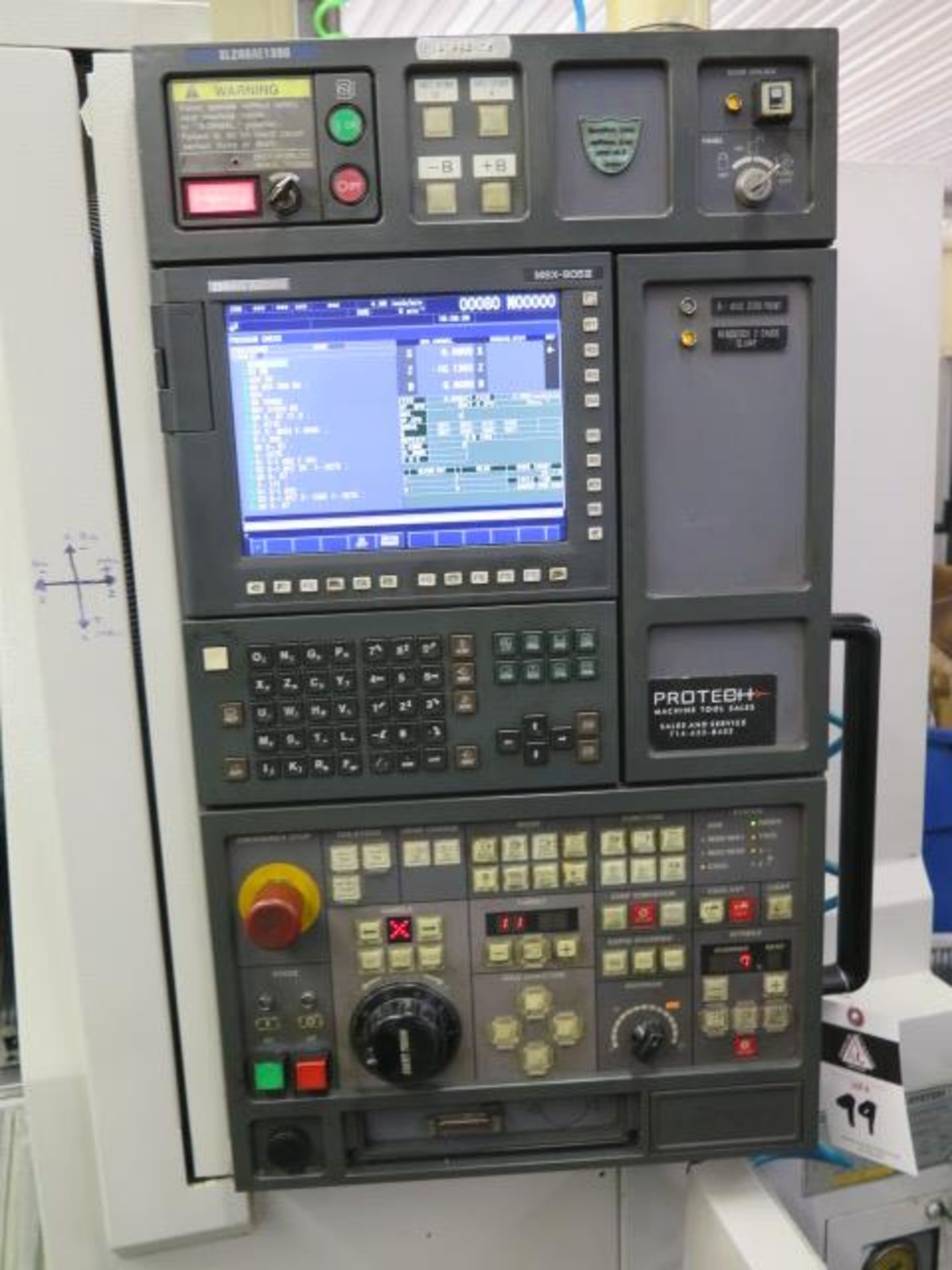 Mori Seiki SL-204S/500 Twin Spindle CNC Turning Center s/n SL200AE1390 Mori MSX-805 III, SOLD AS IS - Image 12 of 20