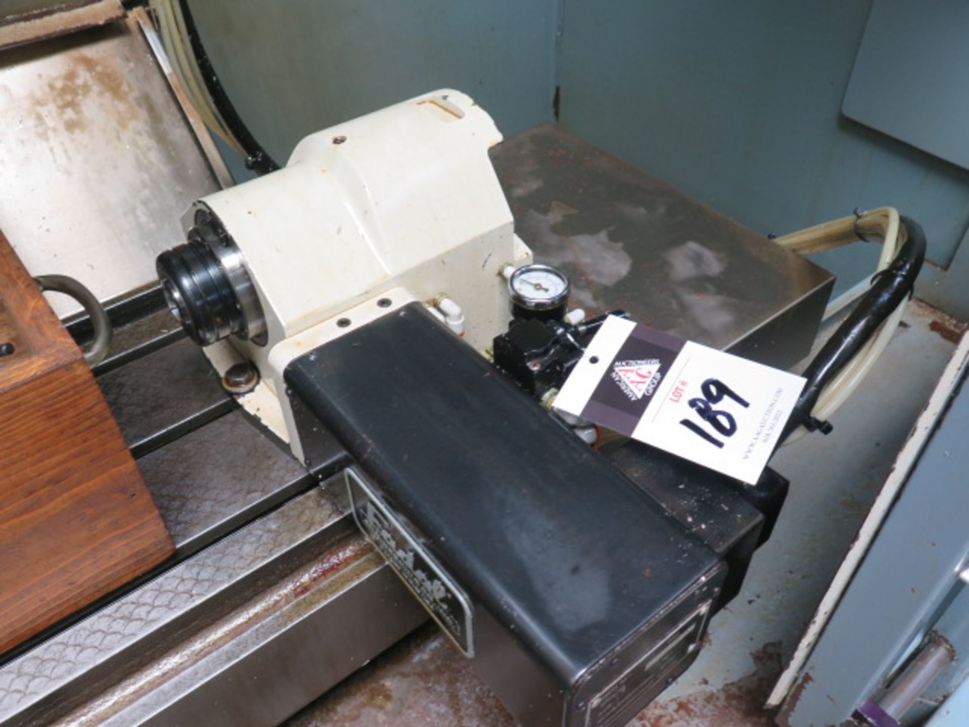Fadal VH5C 4th Axis 5C Rotary Head w/ Pneumatic Collet Closer, 5” 3-Jaw Chuck, SOLD AS IS