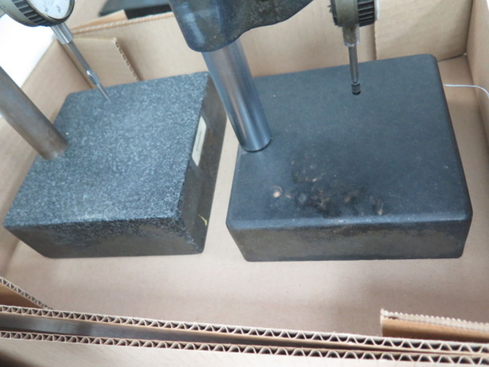 Granite Indicator Bases (2) w/ Dial Indicators (SOLD AS-IS - NO WARRANTY) - Image 5 of 5