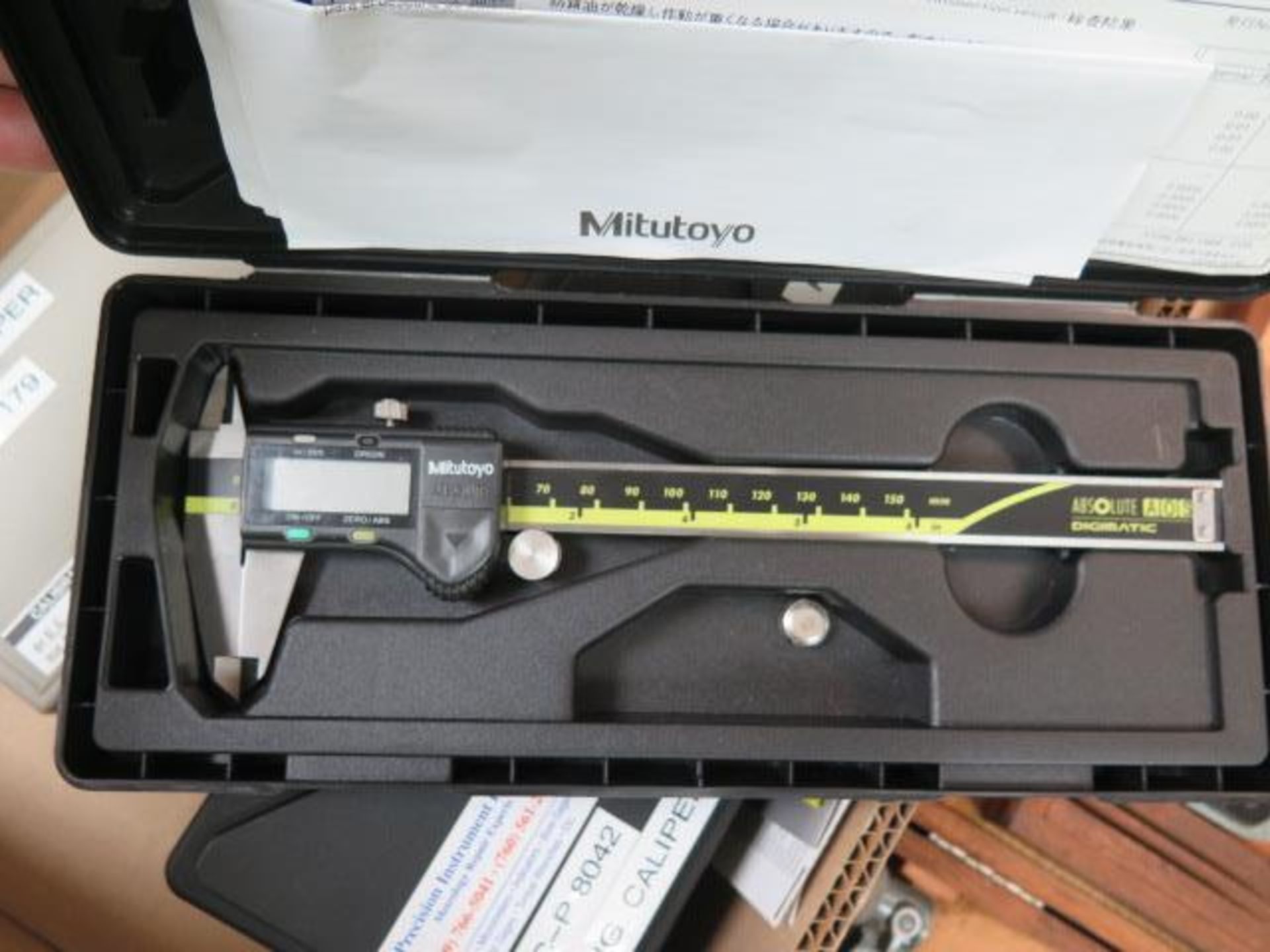 Mitutoyo 6" Digital Calipers (5) (SOLD AS-IS - NO WARRANTY) - Image 3 of 4