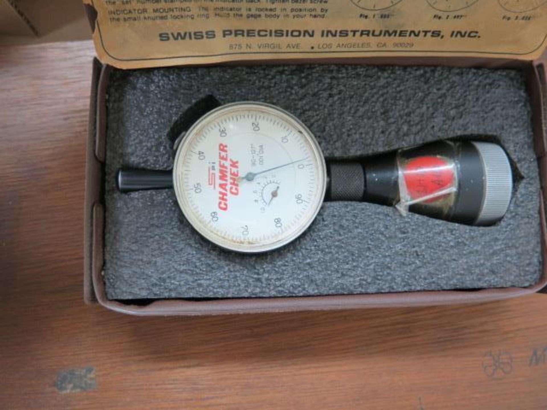 Mitutyoyo 1.5"-12" ID Mic, SPI Dial Chamfer Gage and Federal Dial Snap Gage (SOLD AS-IS - NO - Image 3 of 4