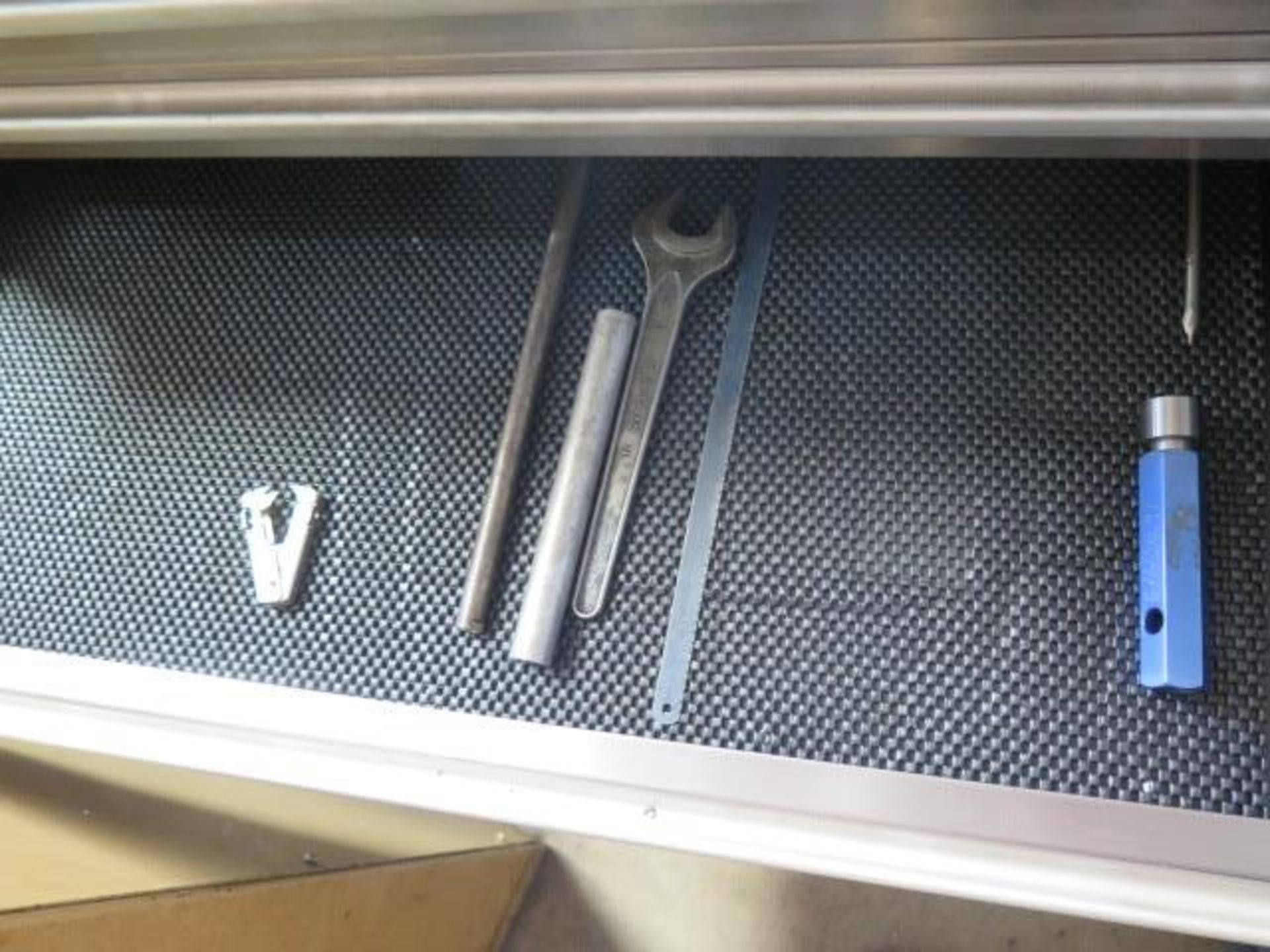 Stainless Steel Maple Top Roll-A-Way Tool Box w/ Misc Tooling (SOLD AS-IS - NO WARRANTY) - Image 10 of 11