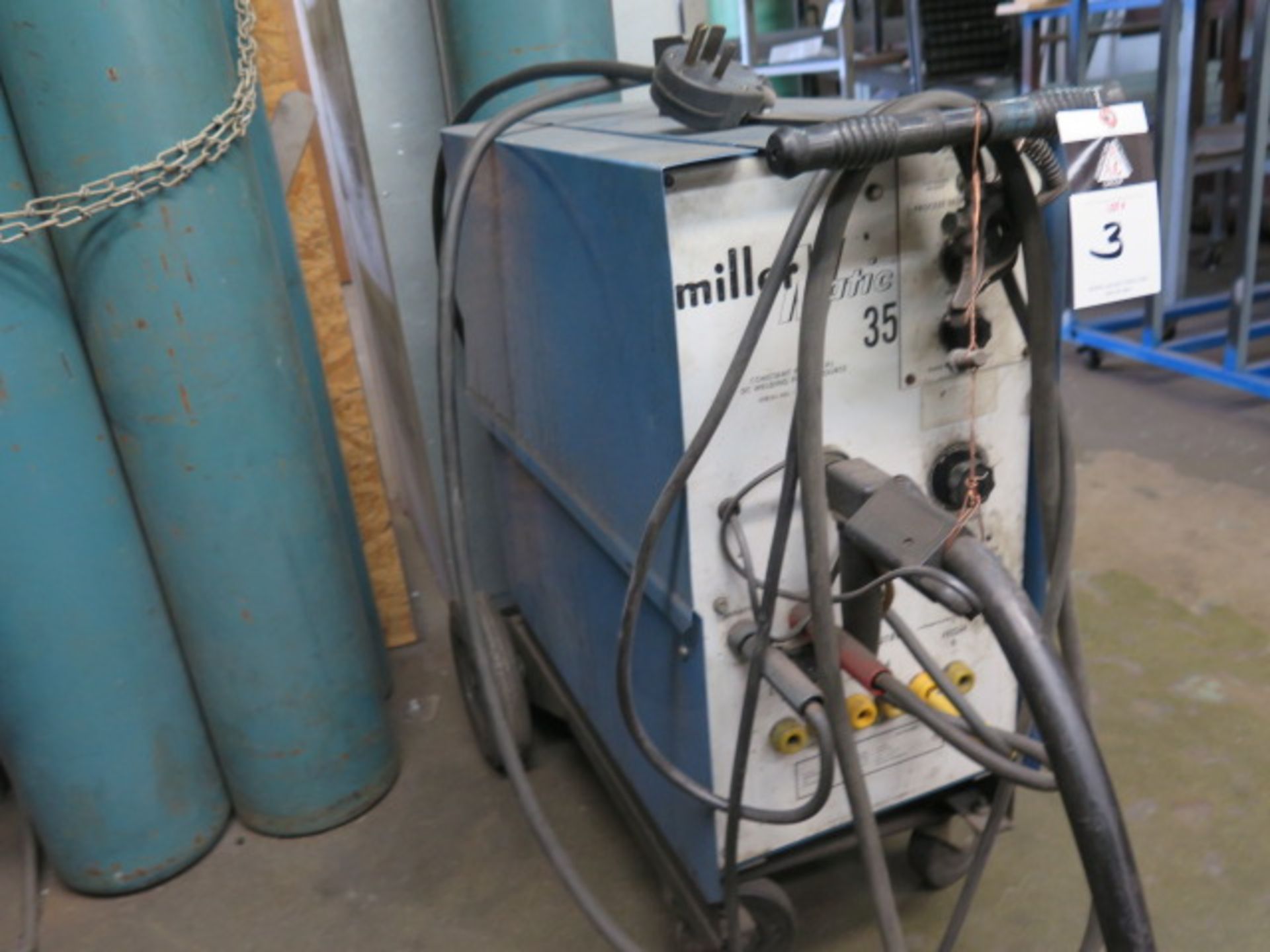 Miller illermatic 35 CP-DC Arc Welding Power Source (NO TANK) (SOLD AS-IS - NO WARRANTY) - Image 3 of 6