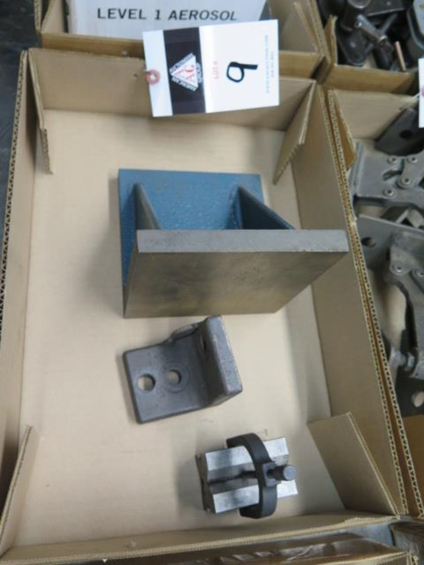 Angle Plates and V-Block (SOLD AS-IS - NO WARRANTY)