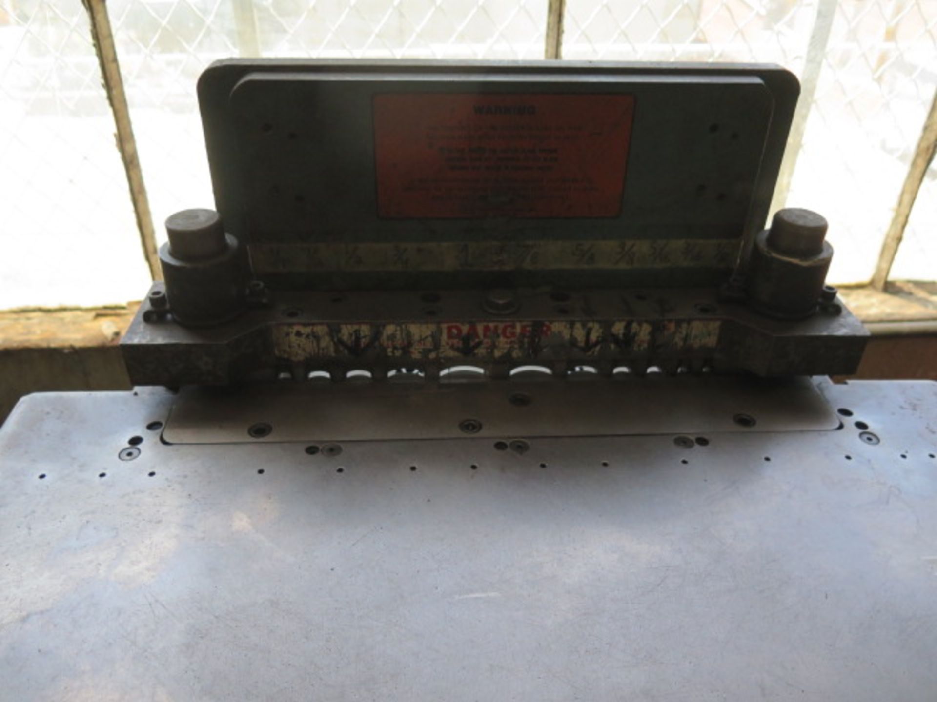 Profab Roper-Whitney mdl. 900 Radius Corner Notcher s/n 209-1-90 w/ (11) Radius Size, SOLD AS IS - Image 4 of 10