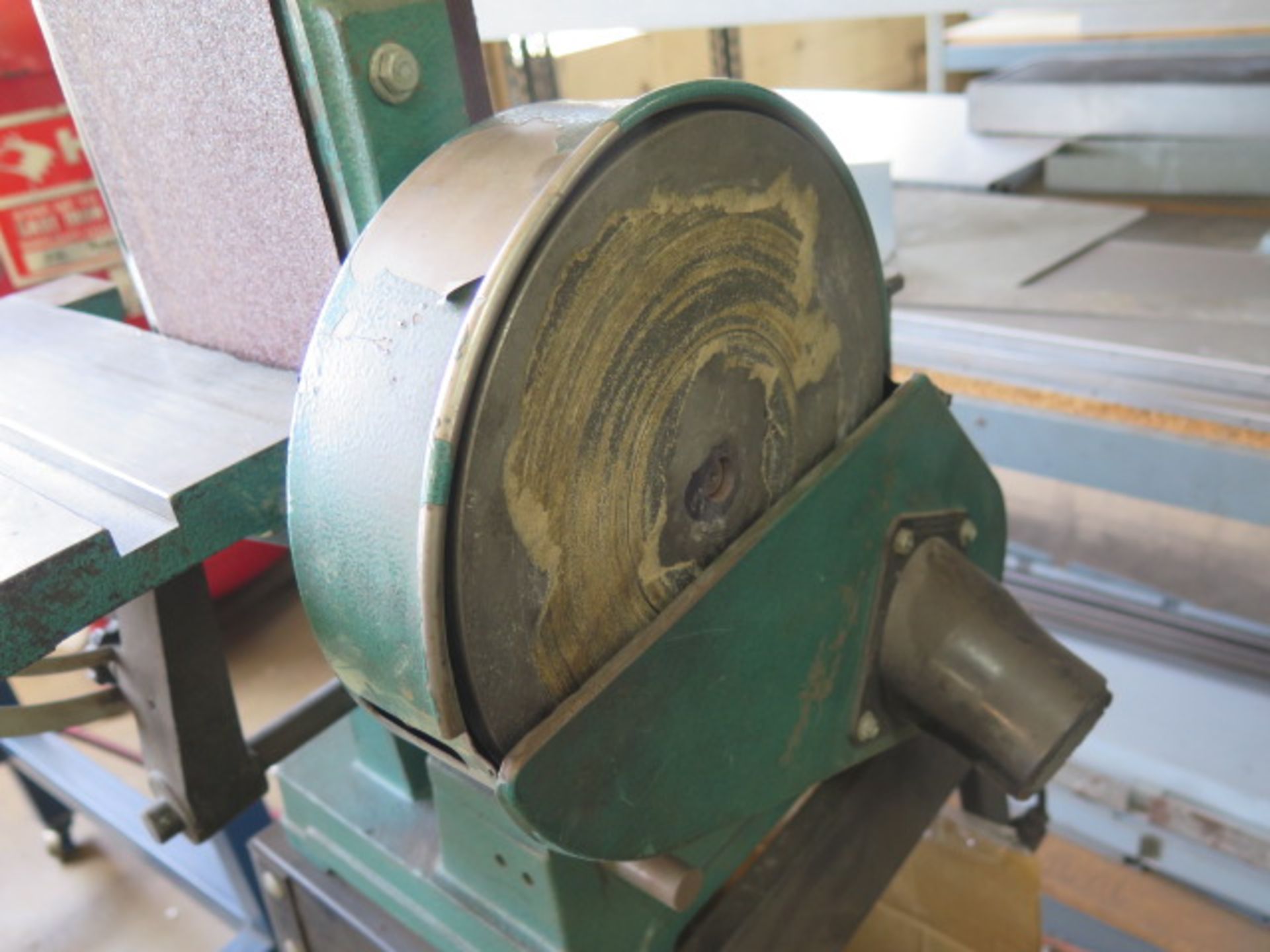 Grizzly mdl. G1014Z 6" Belt / 9" Disc Sander s/n 9-0196 w/ Roll Stand (SOLD AS-IS - NO WARRANTY) - Image 5 of 7