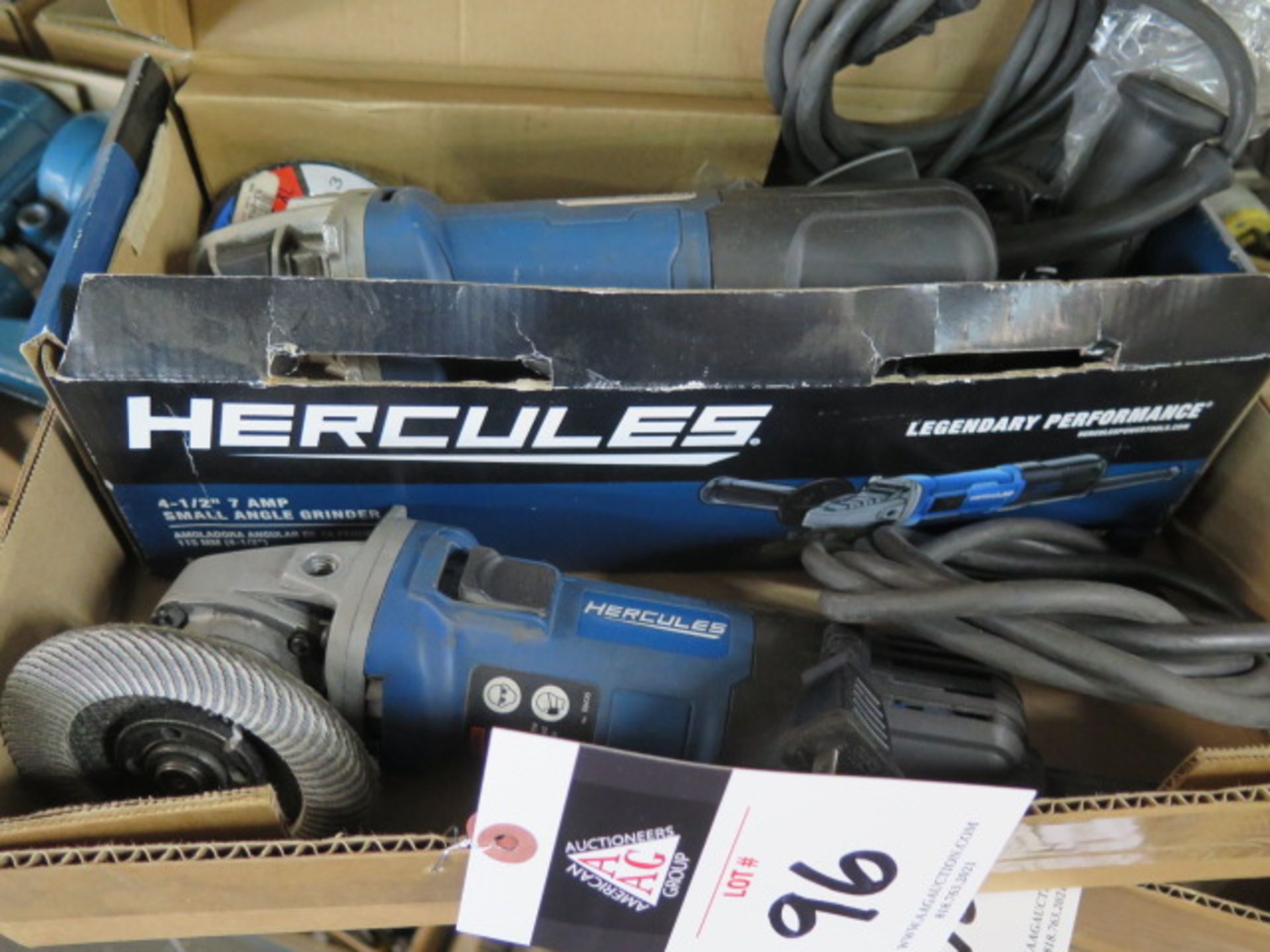 Hercules Angle Grinders (2) (SOLD AS-IS - NO WARRANTY)