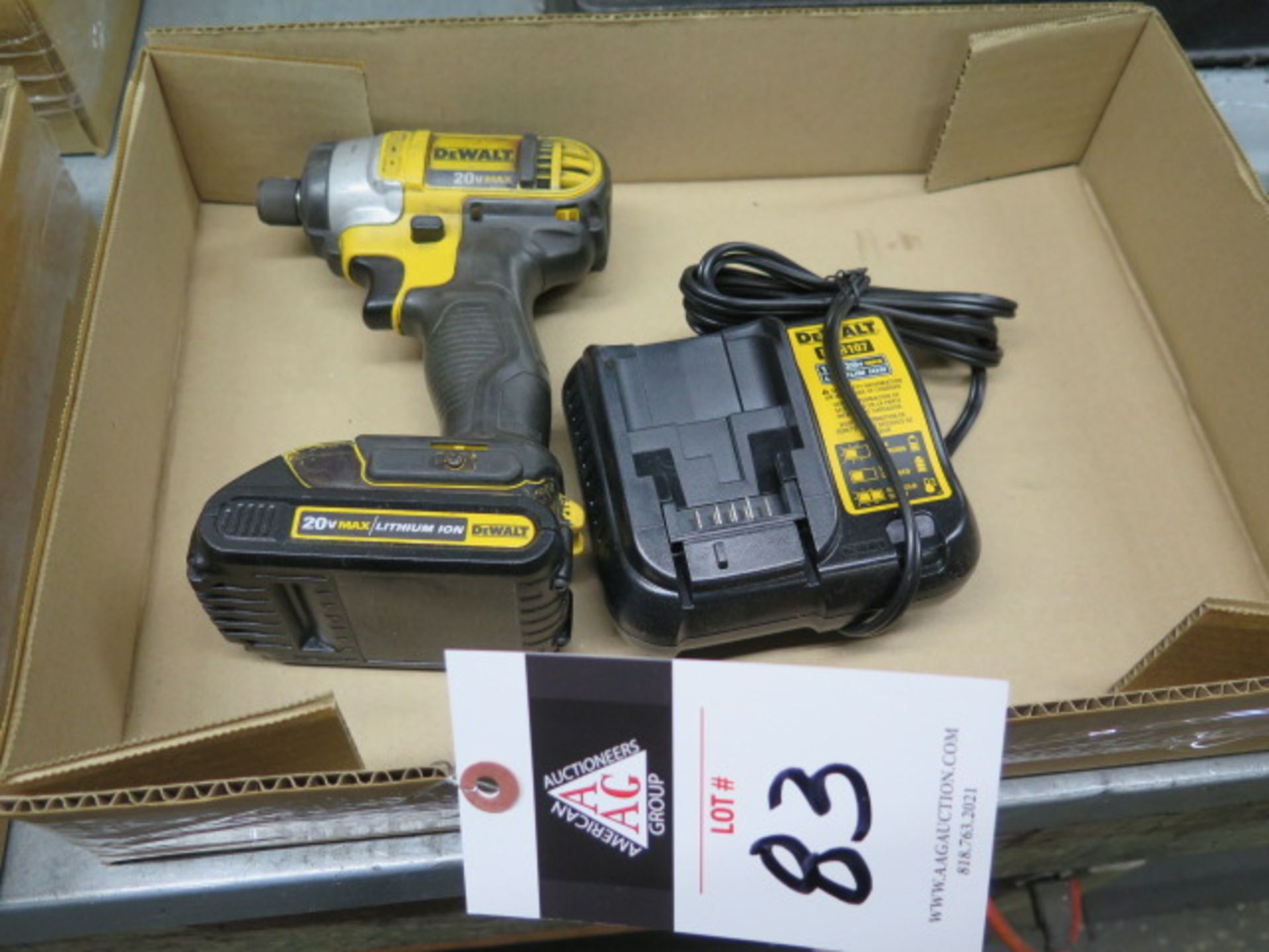 DeWalt 20 Volt Cardless Nut Driver w/ Charger (SOLD AS-IS - NO WARRANTY)