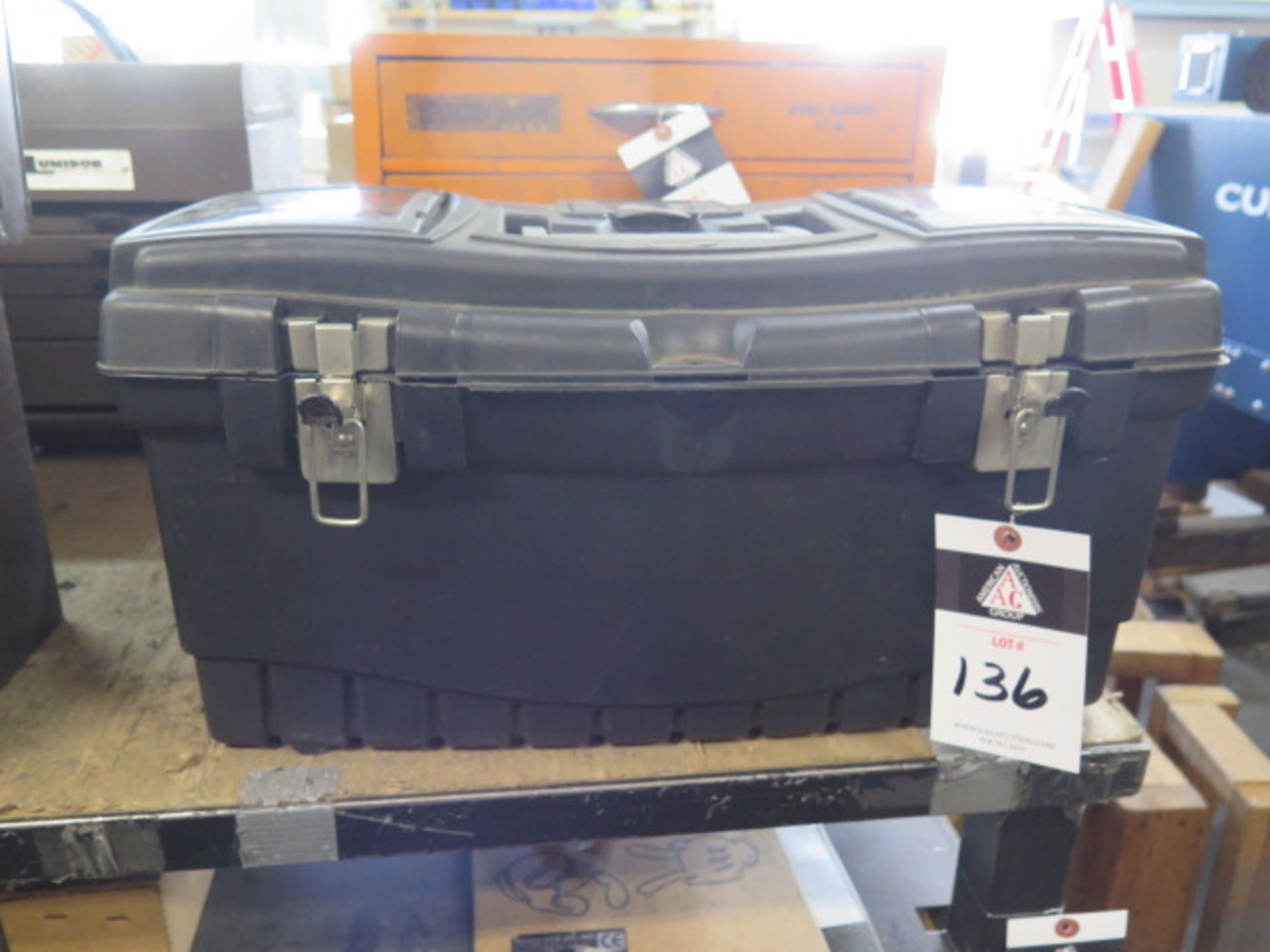 Tool Box w/ Misc Electrical (SOLD AS-IS - NO WARRANTY)