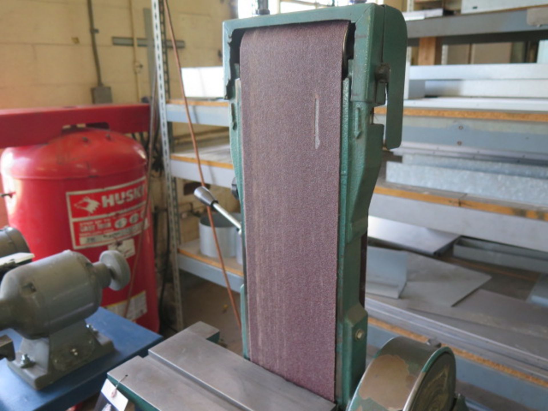 Grizzly mdl. G1014Z 6" Belt / 9" Disc Sander s/n 9-0196 w/ Roll Stand (SOLD AS-IS - NO WARRANTY) - Image 3 of 7