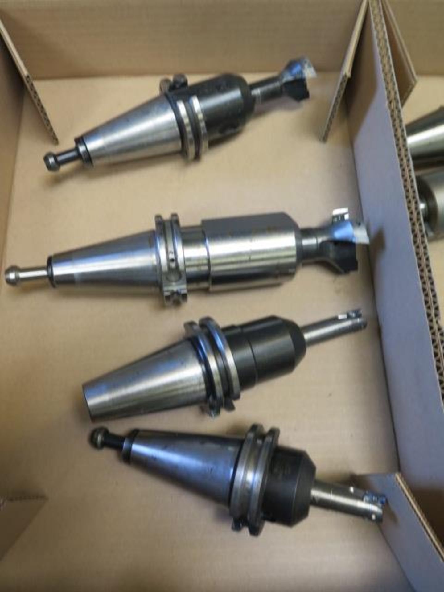 CAT-40 Taper Insert Mill Cutters (4) (SOLD AS-IS - NO WARRANTY) - Image 2 of 6