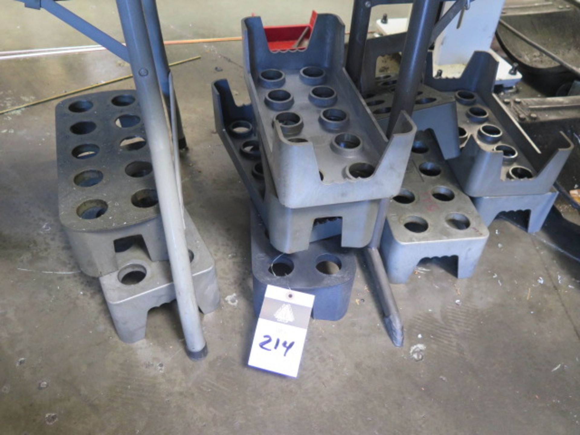 40-Taper Tooling Racks (SOLD AS-IS - NO WARRANTY)