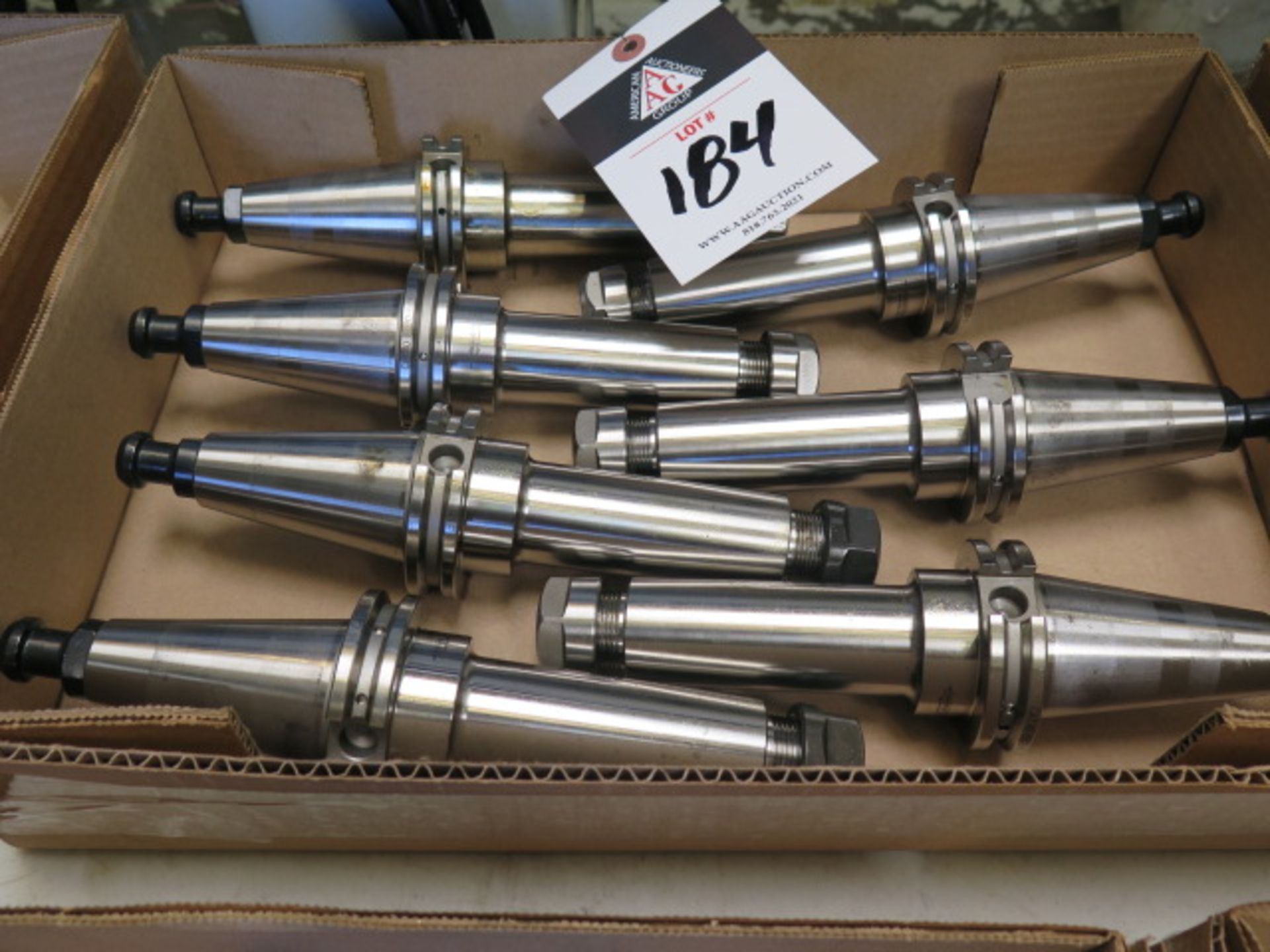 CAT-40 Taper Balanced Extended Length ER20 Collet Chucks (7) (SOLD AS-IS - NO WARRANTY)