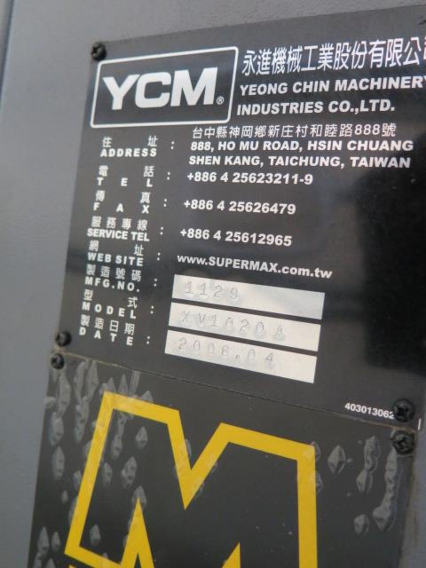2006 YCM XV-1020A CNC VMC s/n 1129 w/ Fanuc MXP-200i Controls, Hand Wheel, SOLD AS IS - Image 20 of 20