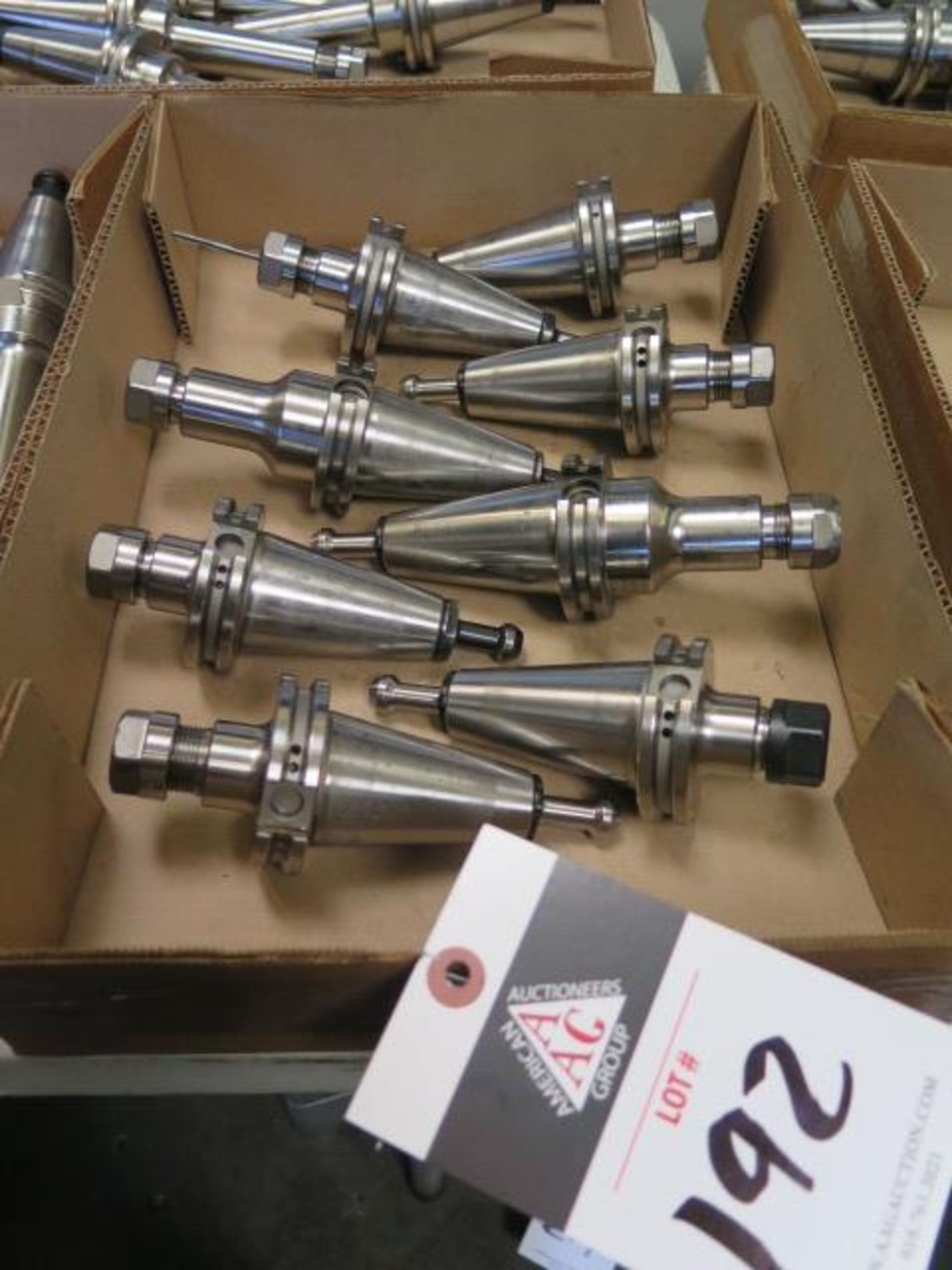 CAT040 Taper Balanced ER16 Collet Chucks (8) (SOLD AS-IS - NO WARRANTY)