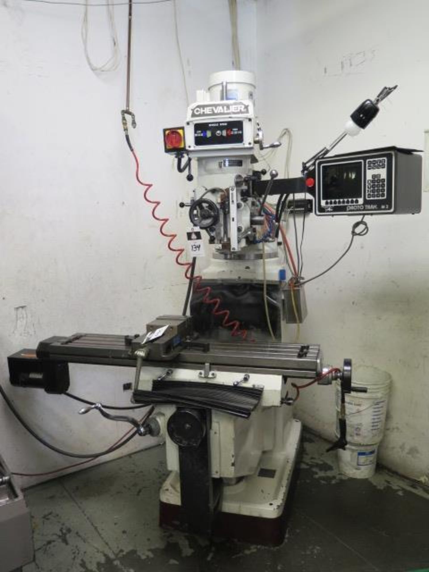 Chevalier / Proto Trak FM-3VKH 2-Axis CNC Vertical Mill w/ Proto Trak M2 Controls, 3Hp, SOLD AS IS