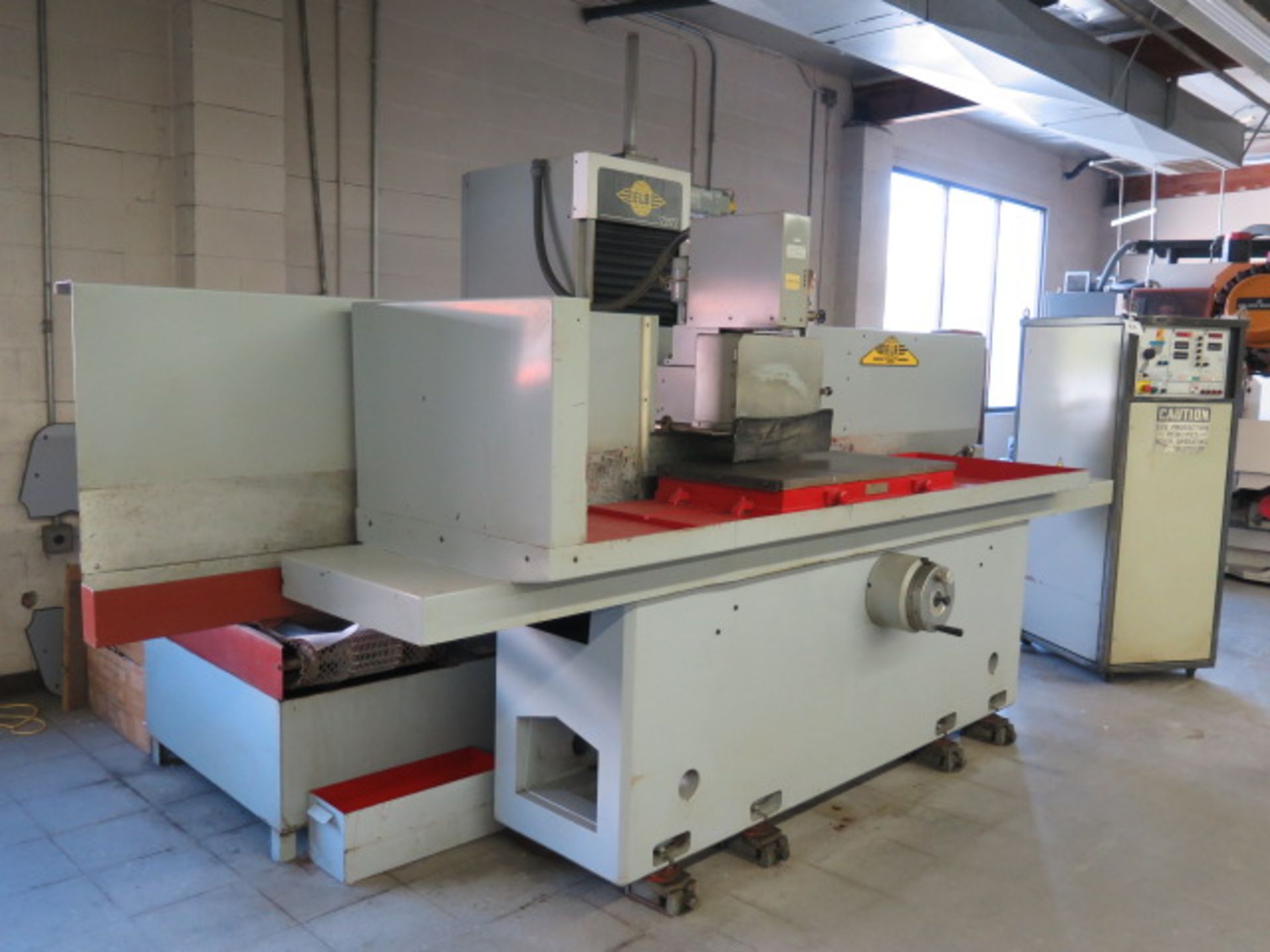 ELB type SWBE 010 NPC-K 20” x 40” Auto Surface Grinder s/n 209030 06 89 w/ ELB Controls, SOLD AS IS - Image 5 of 16