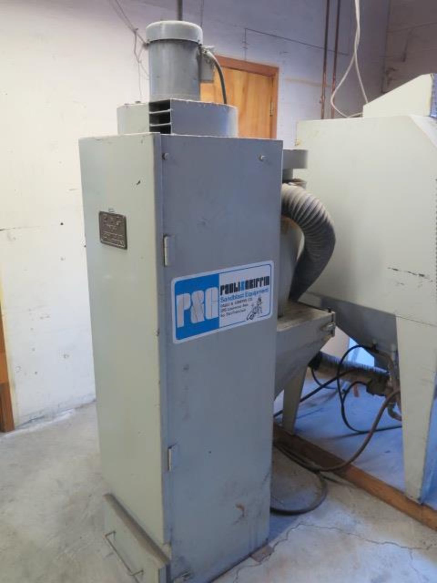 P & G Pauli & Griffin mdl. 3DH Dry Blast Cabinet w/ Dust Collector (SOLD AS-IS - NO WARRANTY) - Image 7 of 8