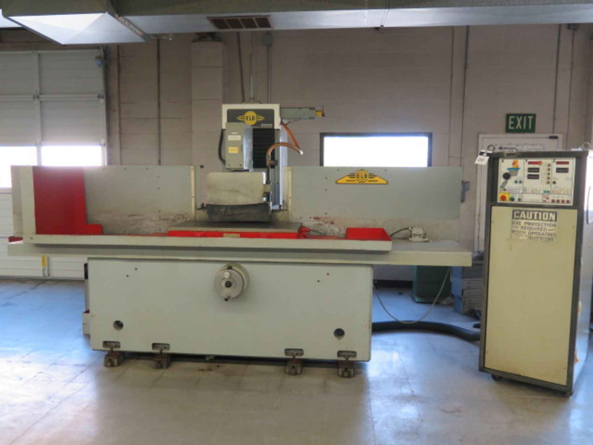 ELB type SWBE 010 NPC-K 20” x 40” Auto Surface Grinder s/n 209030 06 89 w/ ELB Controls, SOLD AS IS