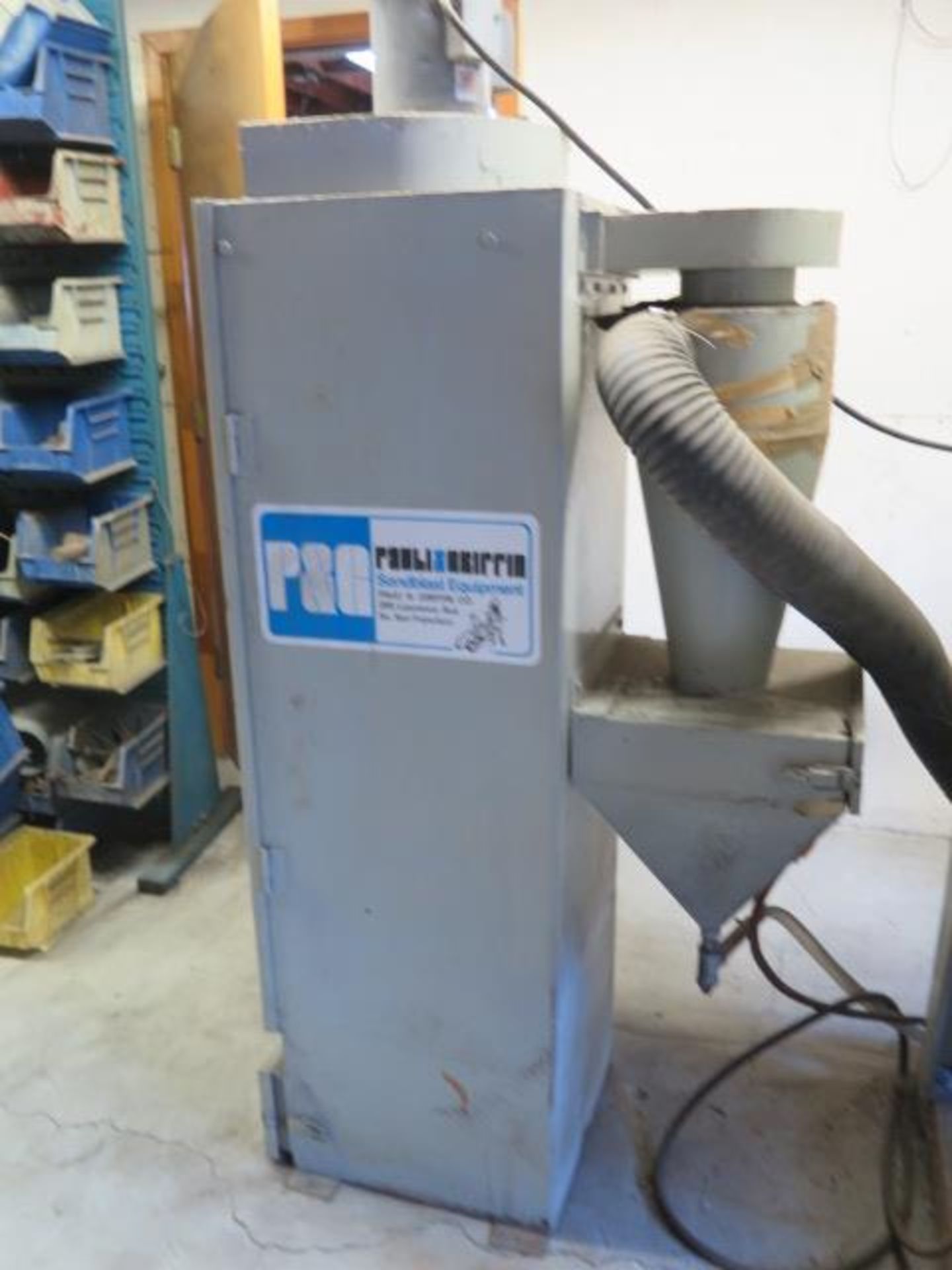 P & G Pauli & Griffin mdl. 3DH Dry Blast Cabinet w/ Dust Collector (SOLD AS-IS - NO WARRANTY) - Image 6 of 8