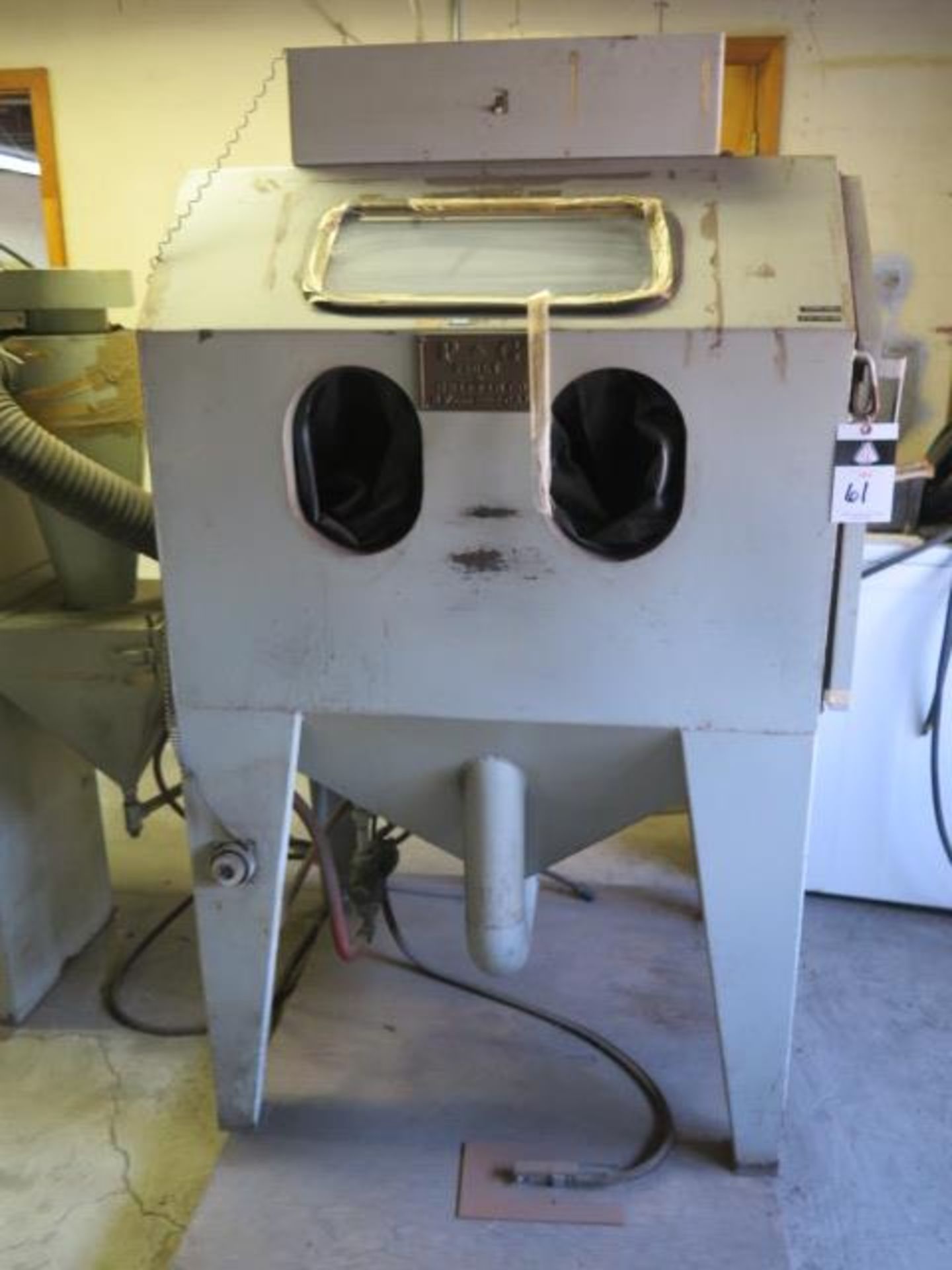 P & G Pauli & Griffin mdl. 3DH Dry Blast Cabinet w/ Dust Collector (SOLD AS-IS - NO WARRANTY) - Image 2 of 8