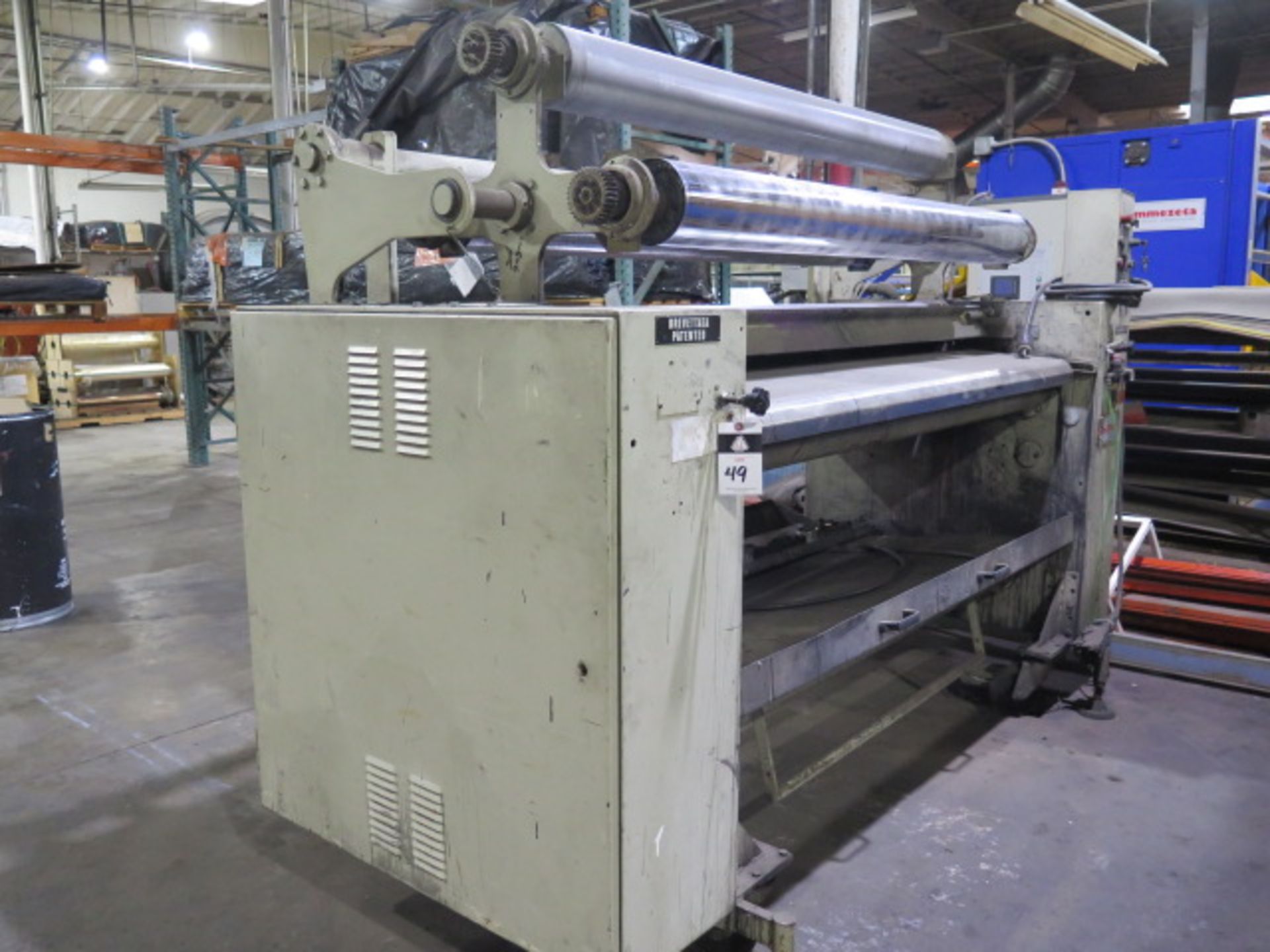 1997 Gemata “Rotoprint” 1800/4 75” Roller Coating Machine s/n 972046 (SOLD AS-IS - NO WARRANTY)