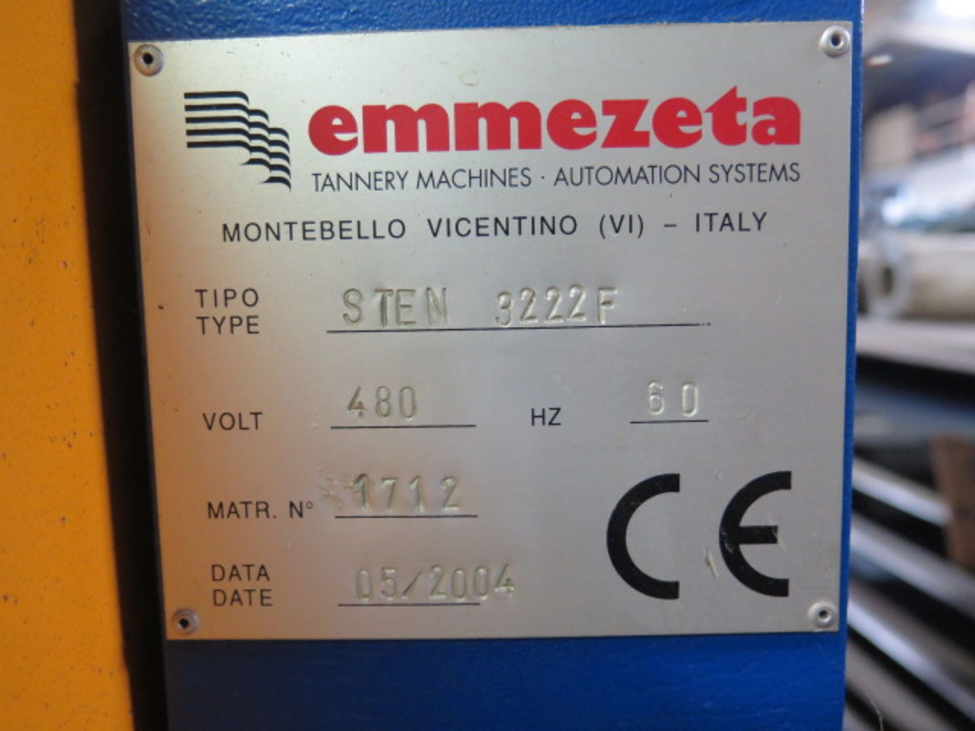 2004 Emmezeta Tannery mdl. STEN 3222F 3-Meter Universal Stacker s/n 1712 w/ PLC Controls, SOLD AS IS - Image 14 of 14