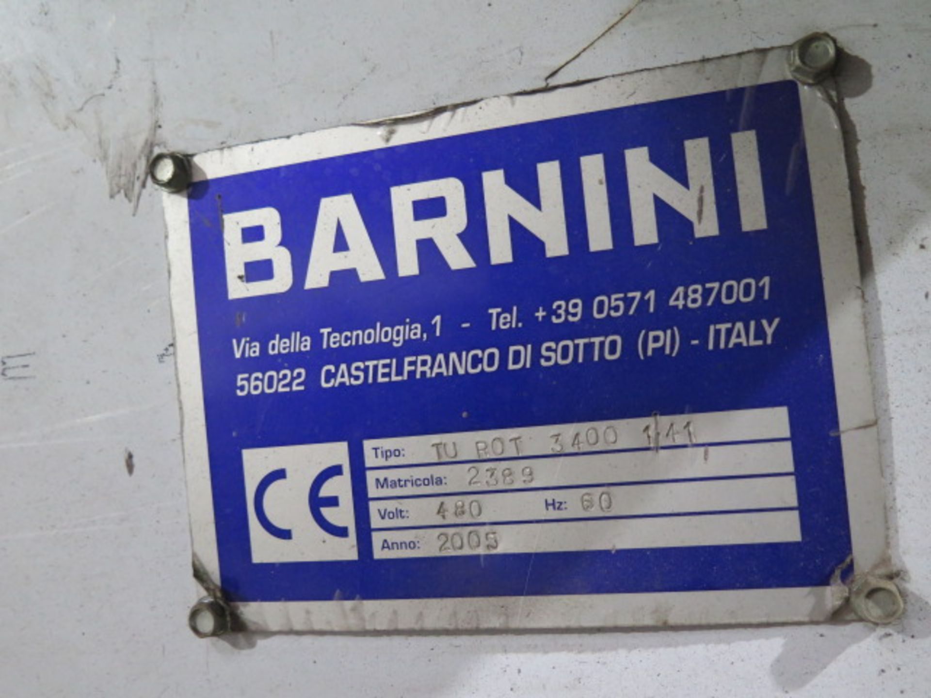 2005 Barnini Type TU ROT-2C-B3-TG-R Spray Coating(Two Units – Inline) w/GER Spray Control,SOLD AS IS - Image 40 of 40