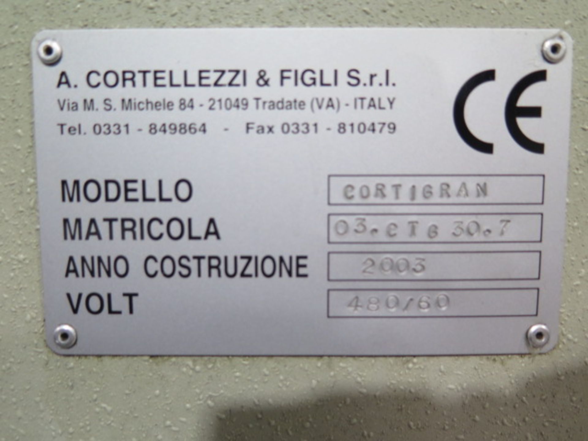 2003 Cortellezzi & Figli “Cortigran” 3-Meter Leather Feed Ironing and Roller Embossing, SOLD AS IS - Image 19 of 19