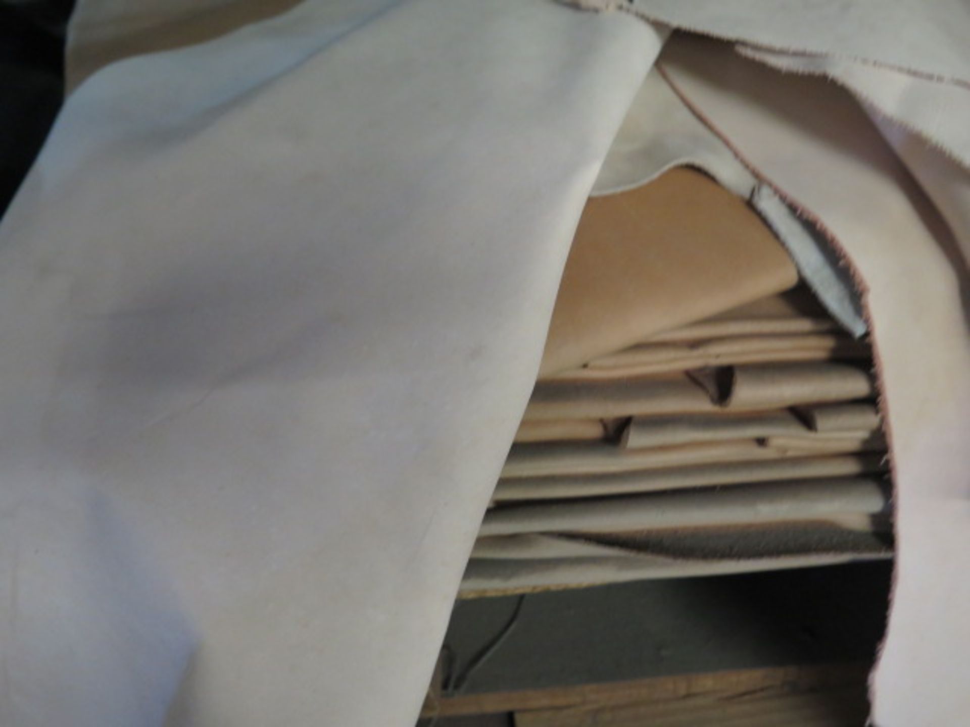 Leather Furniture Grade, 1.2mm-1.4mm, Beige, 4500 Sq/Ft, Hides (SOLD AS-IS - NO WARRANTY) - Image 5 of 11