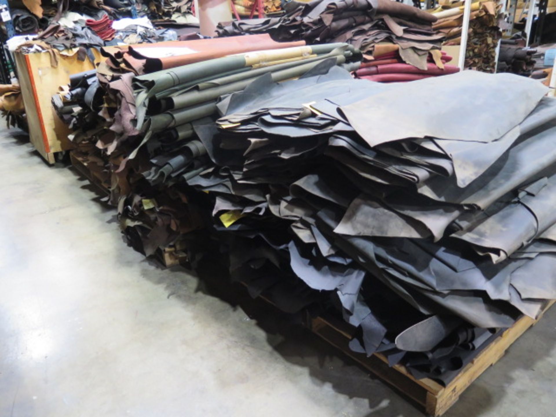 Leather Mixed 12,000 Sq/Ft, Sides (SOLD AS-IS - NO WARRANTY)