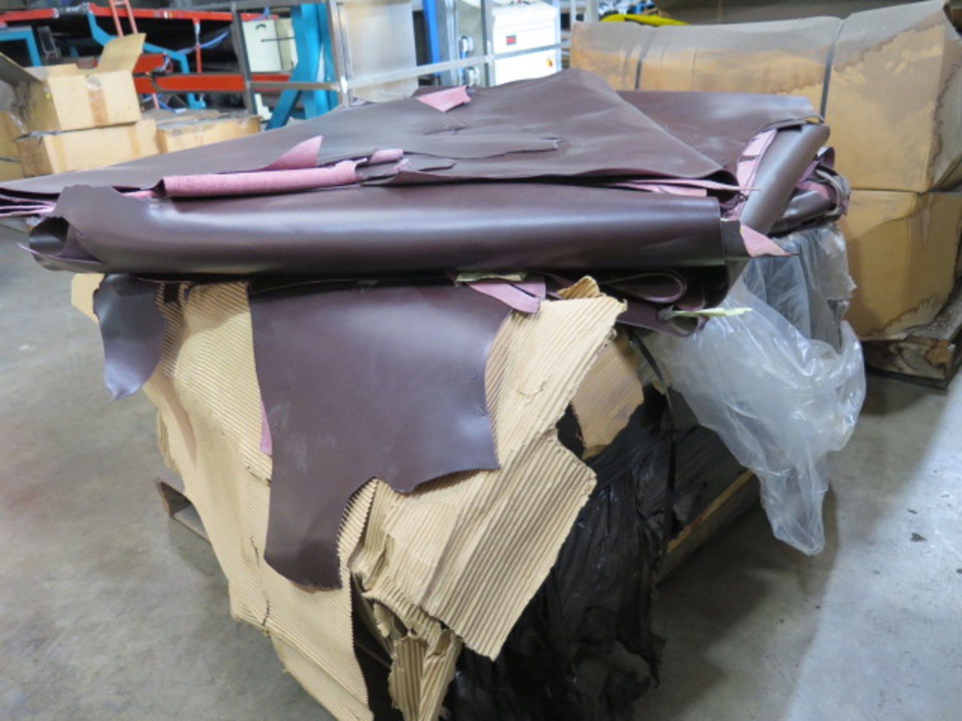 Leather Heavy Weight Splits, 6500 Sq/Ft and 2.0mm Burgandy 4500 Sq/Ft Sides (SOLD AS-IS - NO - Image 13 of 13