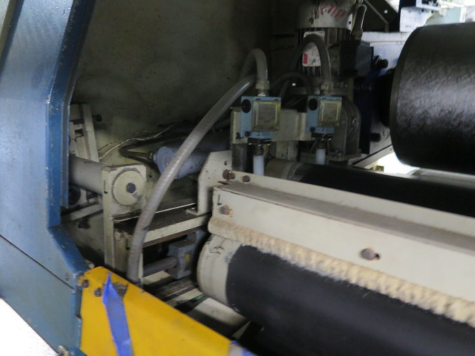 1996 Tomboni Turbigo 3-Meter Leather Feed Ironing and Roller Embossing Machine s/n 20071, SOLD AS IS - Image 8 of 26