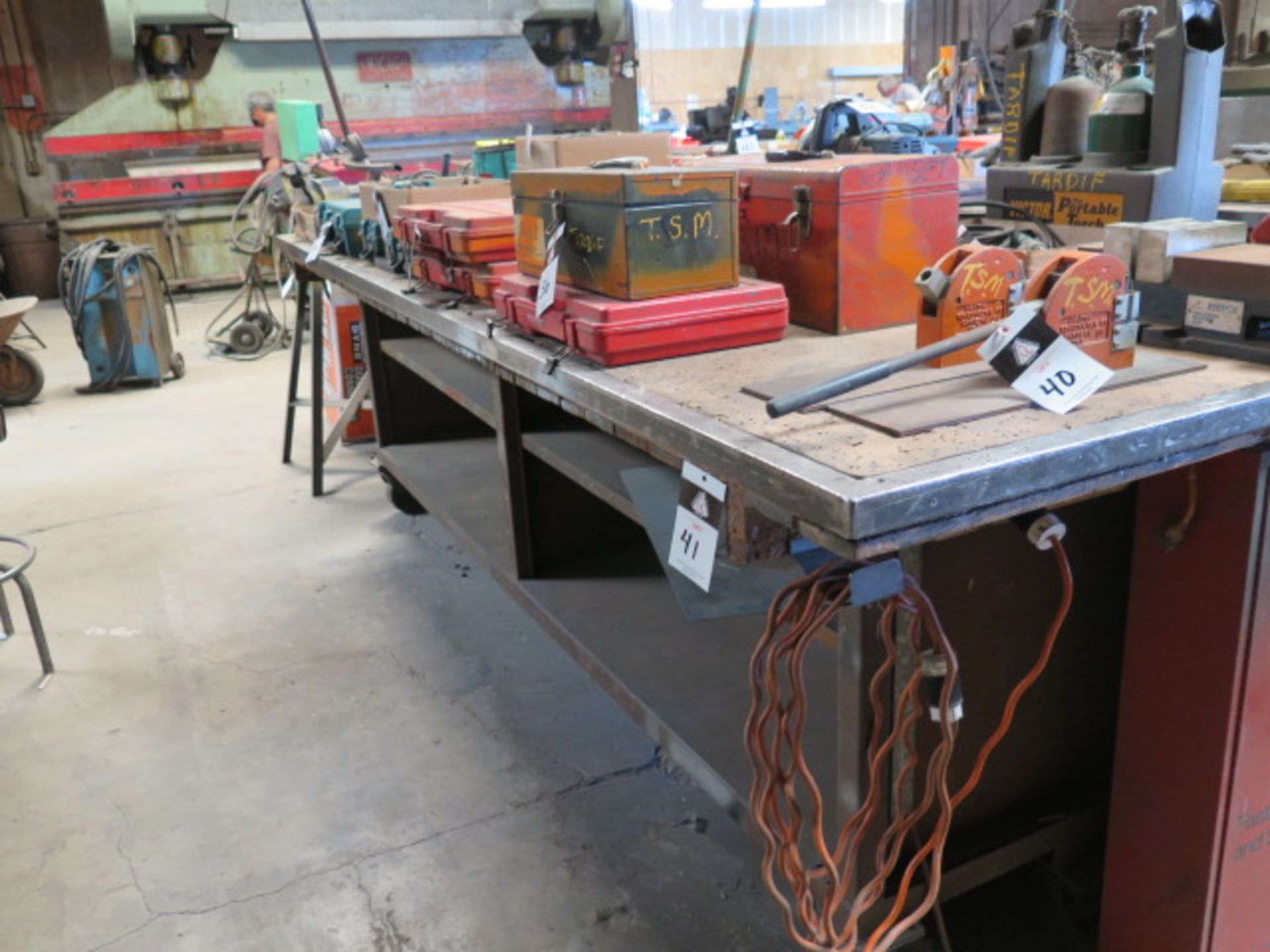 51" x 120" Rolling Work Bench (SOLD AS-IS - NO WARRANTY)