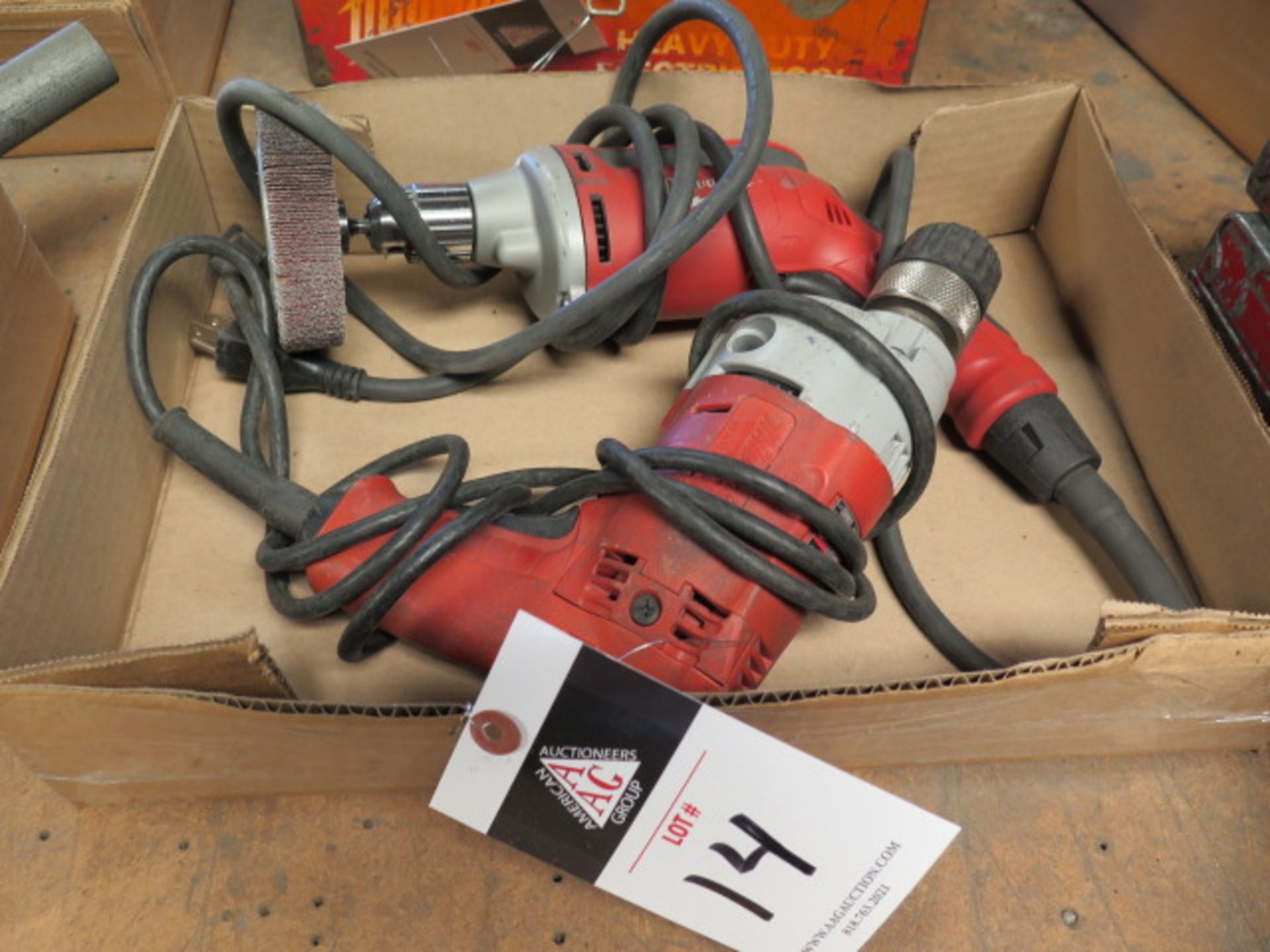 Milwaukee Electric Drills (2) (SOLD AS-IS - NO WARRANTY)'