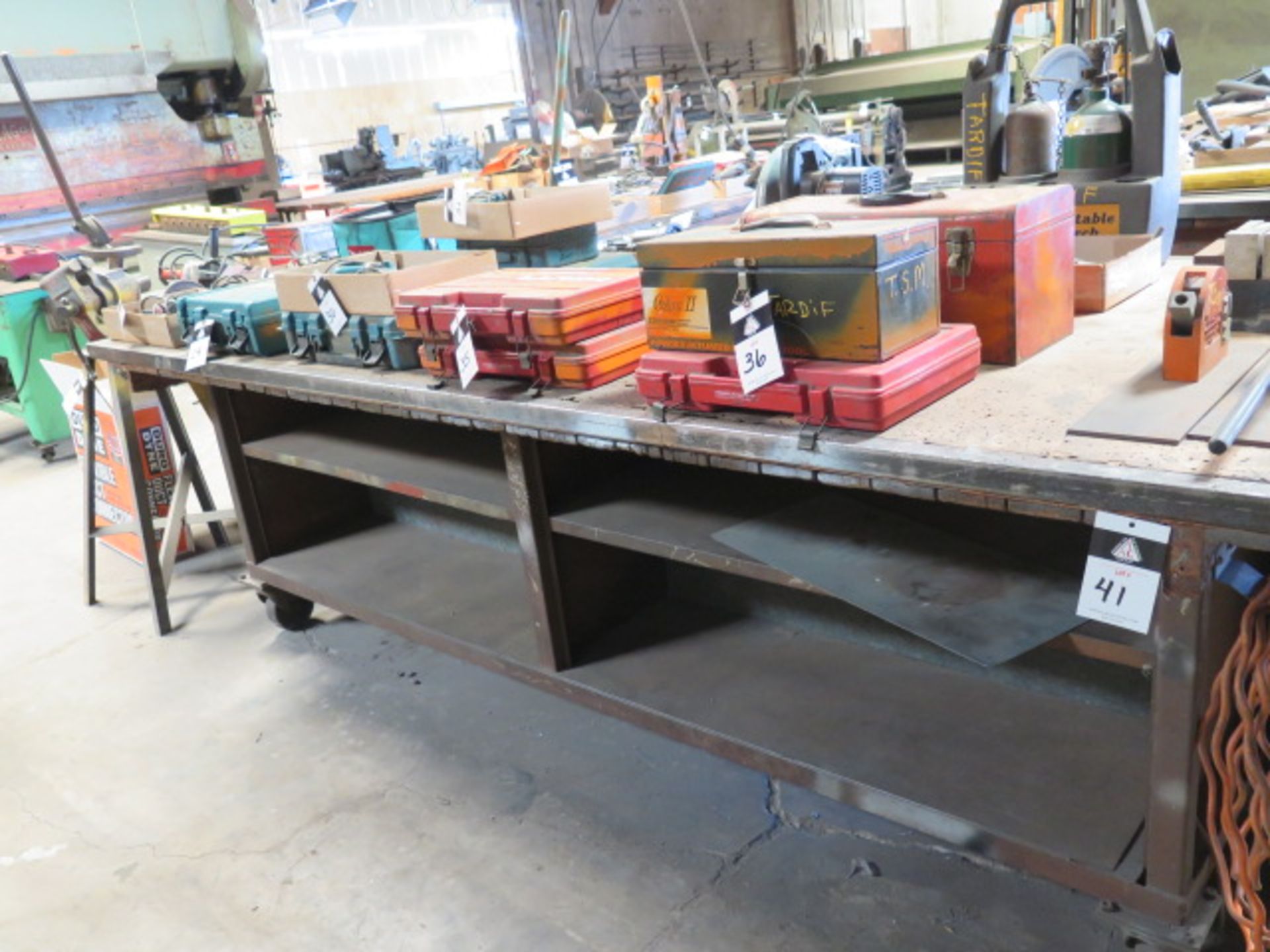 51" x 120" Rolling Work Bench (SOLD AS-IS - NO WARRANTY) - Image 2 of 3