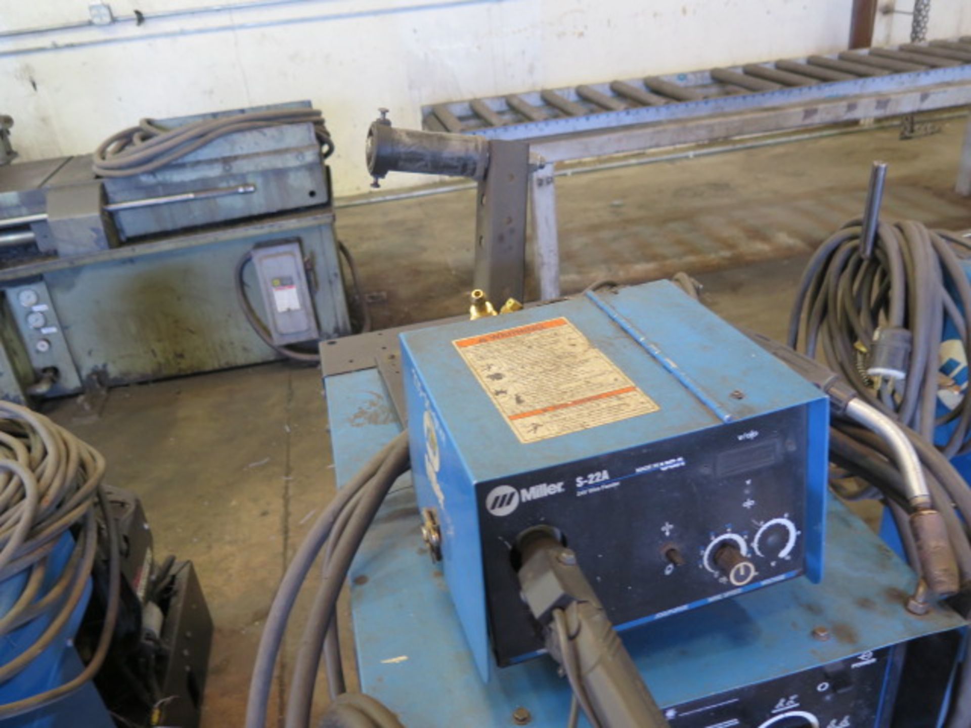 Miller Shomaster 300 CC/CV-AC/DC Arc Welding Power Source w/Miller S-22A Wire Feede, SOLD AS IS - Image 4 of 7