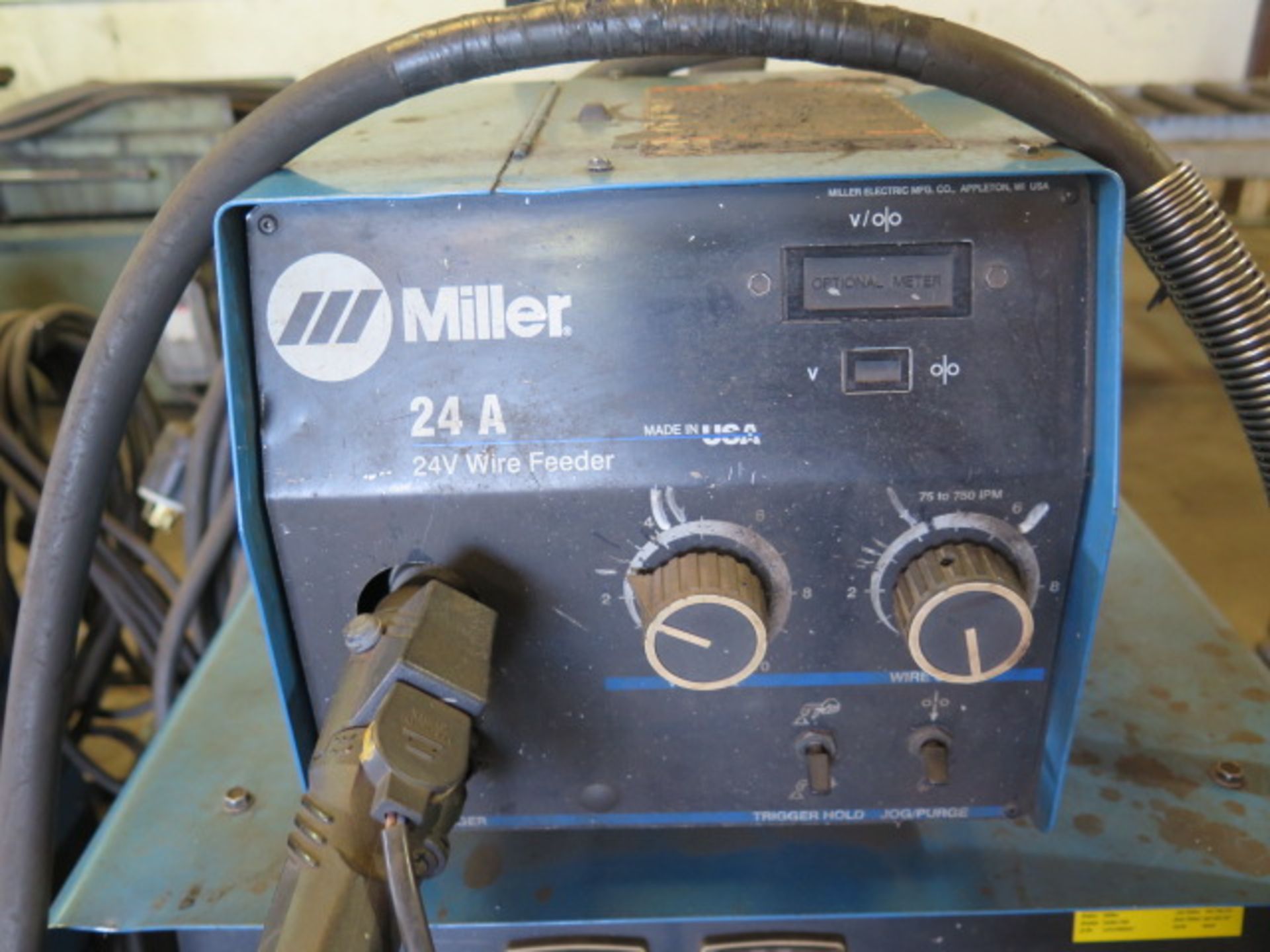 Miller Delta-Fab CV-DC Arc Welding Power Source w/ Miller 24A Wire Feeder (SOLD AS-IS - NO - Image 6 of 10